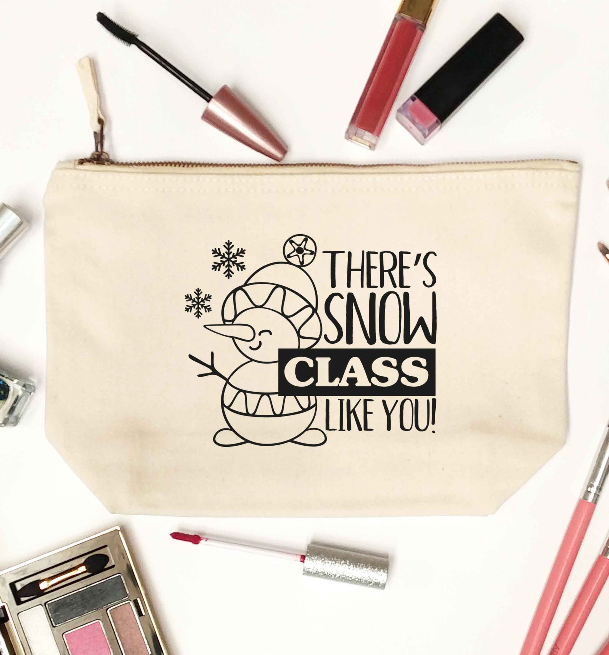 There's snow class like you natural makeup bag