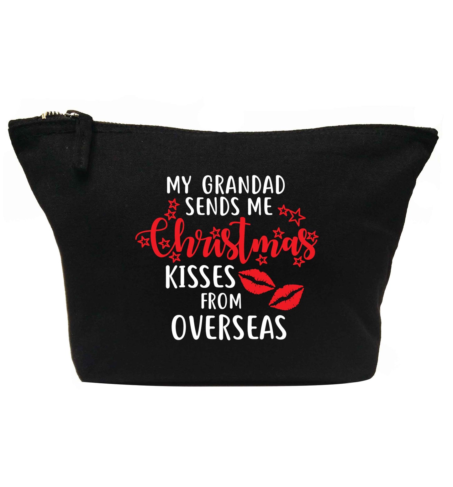My grandad sends me Christmas kisses from overseas | Makeup / wash bag