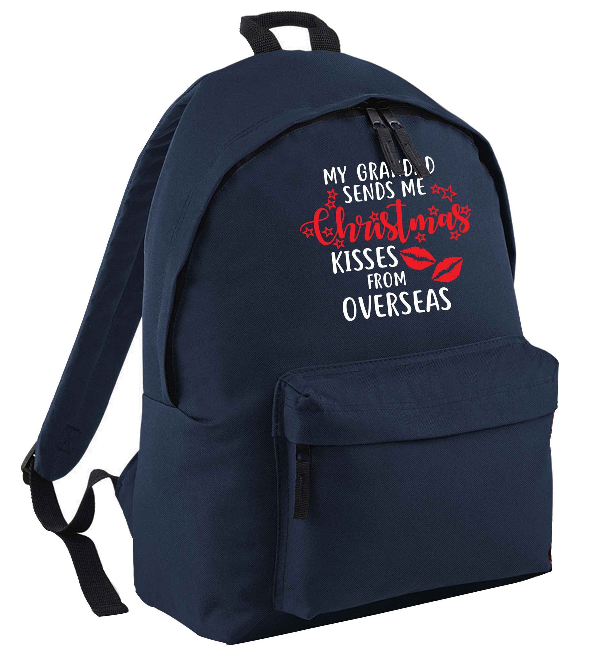 Grandad Christmas Kisses Overseas | Children's backpack