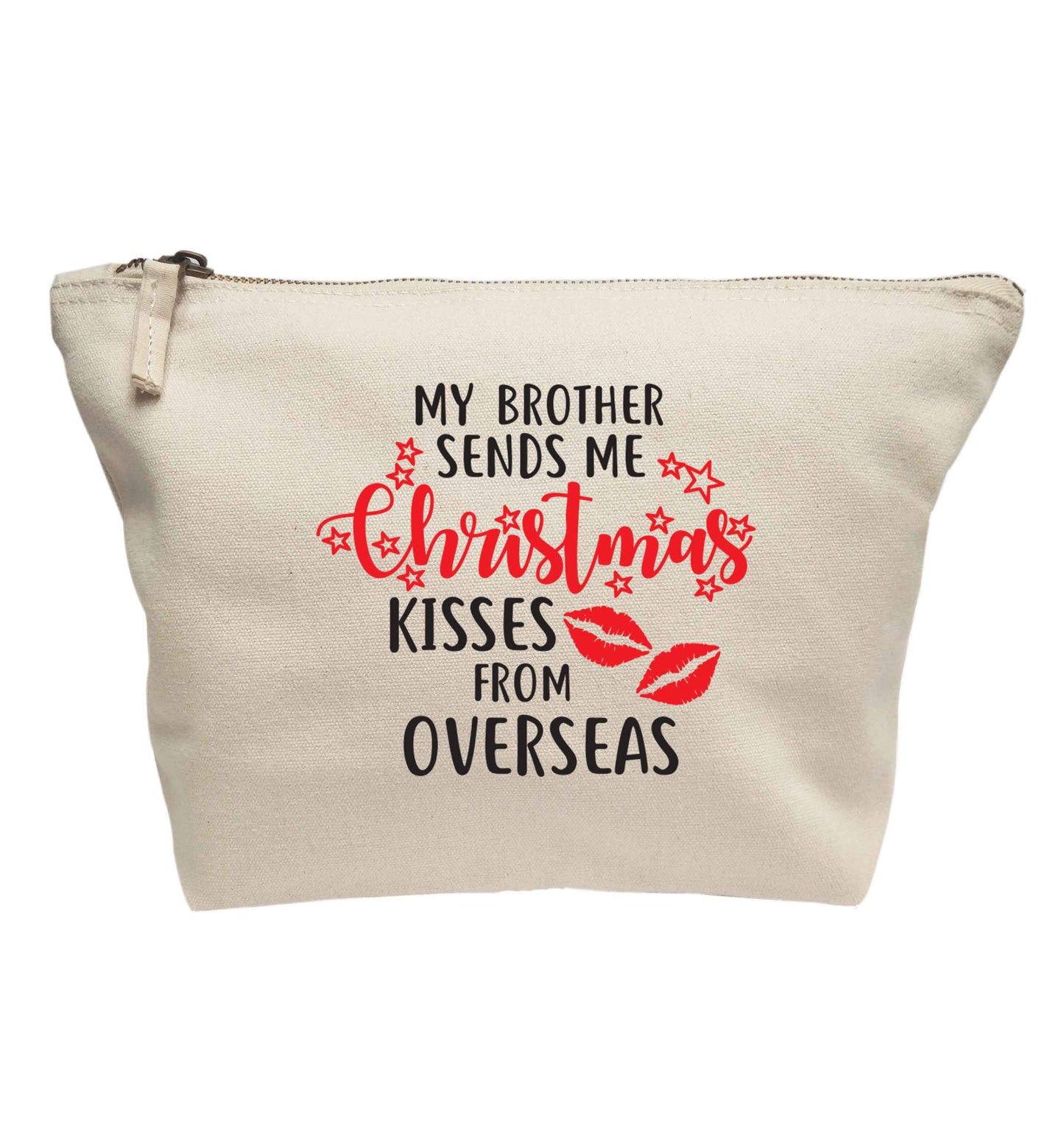 My brother sends me Christmas kisses from overseas | Makeup / wash bag