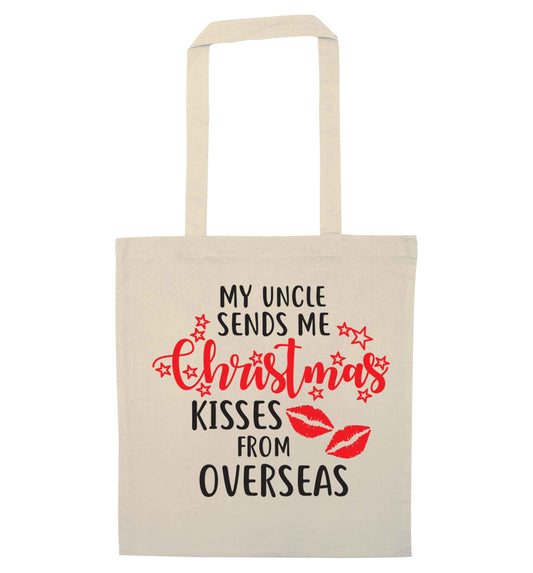 Brother Christmas Kisses Overseas natural tote bag