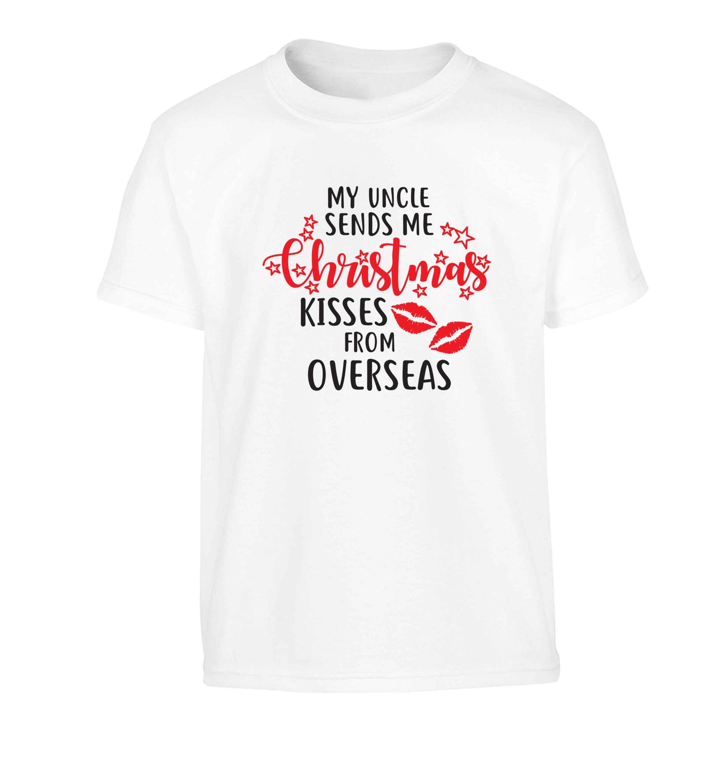 Brother Christmas Kisses Overseas Children's white Tshirt 12-13 Years