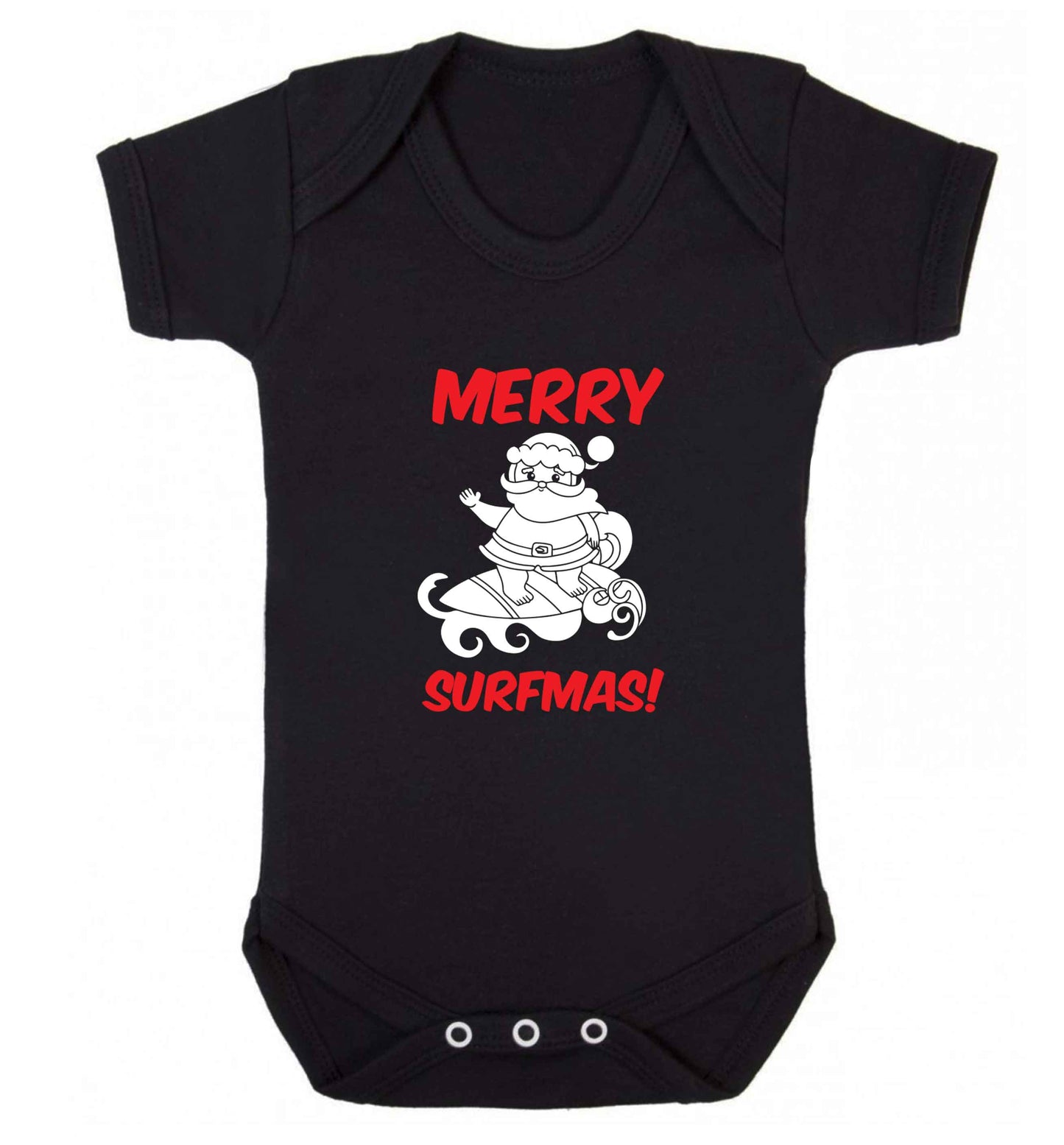 Daddy Christmas Kisses Overseas baby vest black 18-24 months