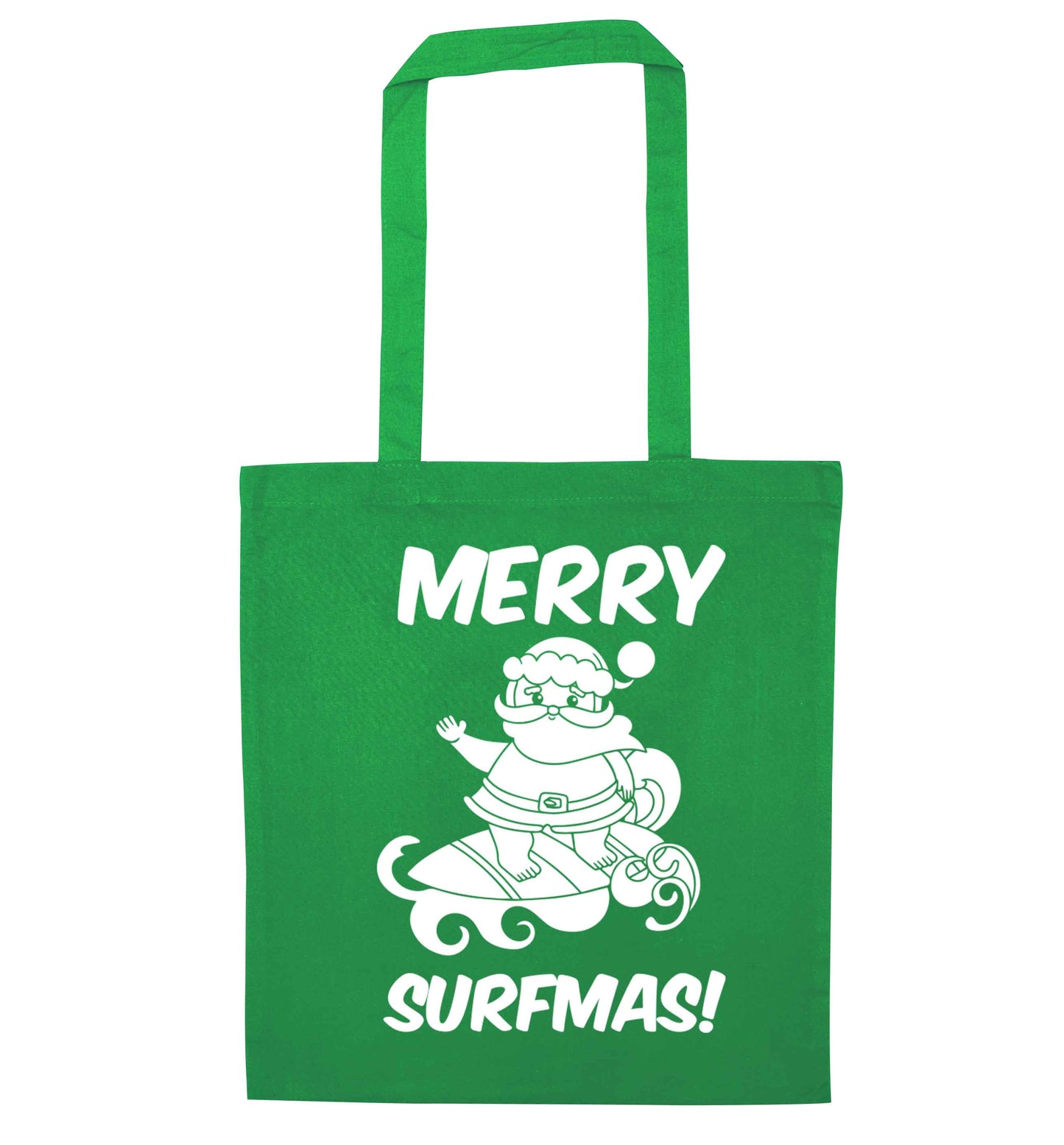 Daddy Christmas Kisses Overseas green tote bag