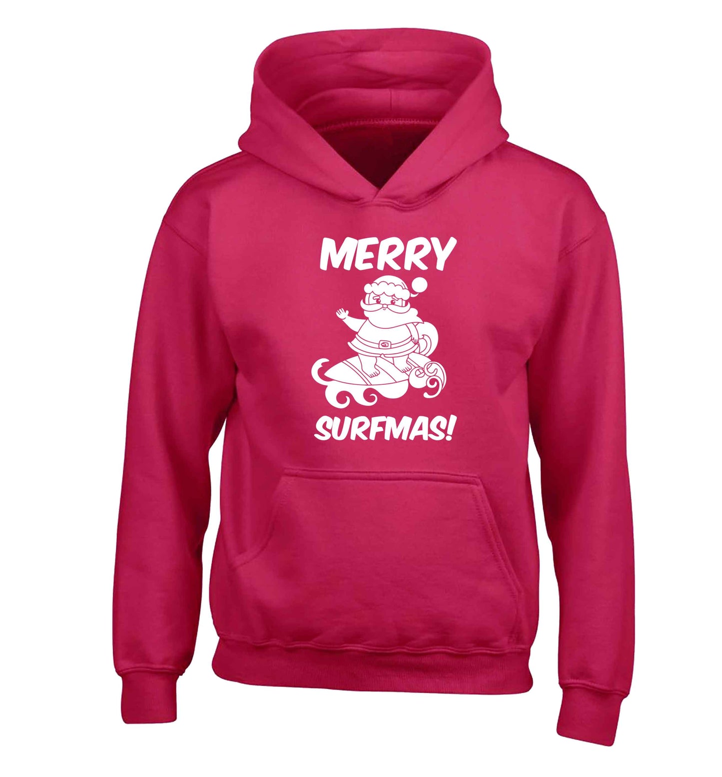 Daddy Christmas Kisses Overseas children's pink hoodie 12-13 Years