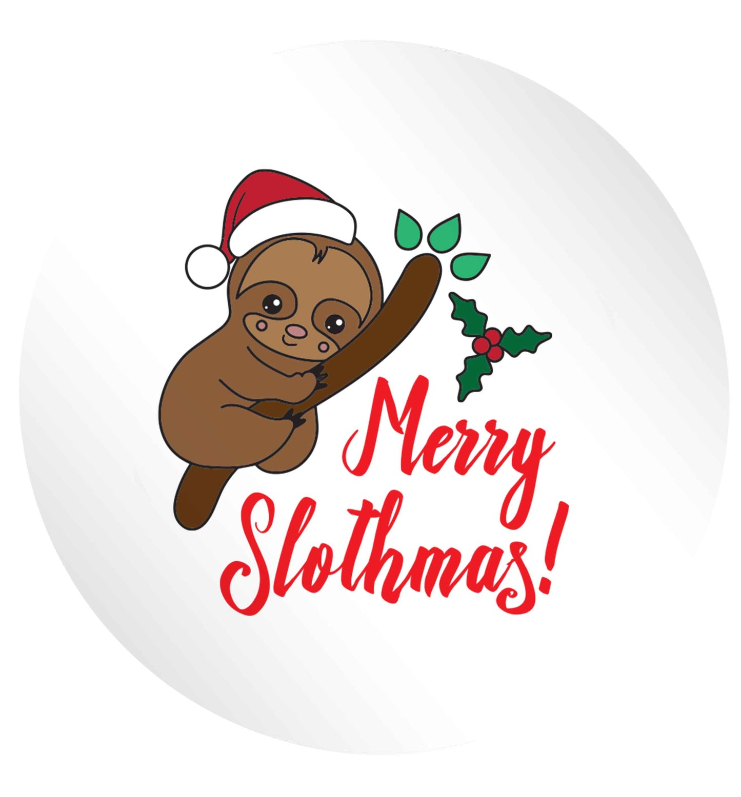 Merry Slothmas 24 @ 45mm matt circle stickers
