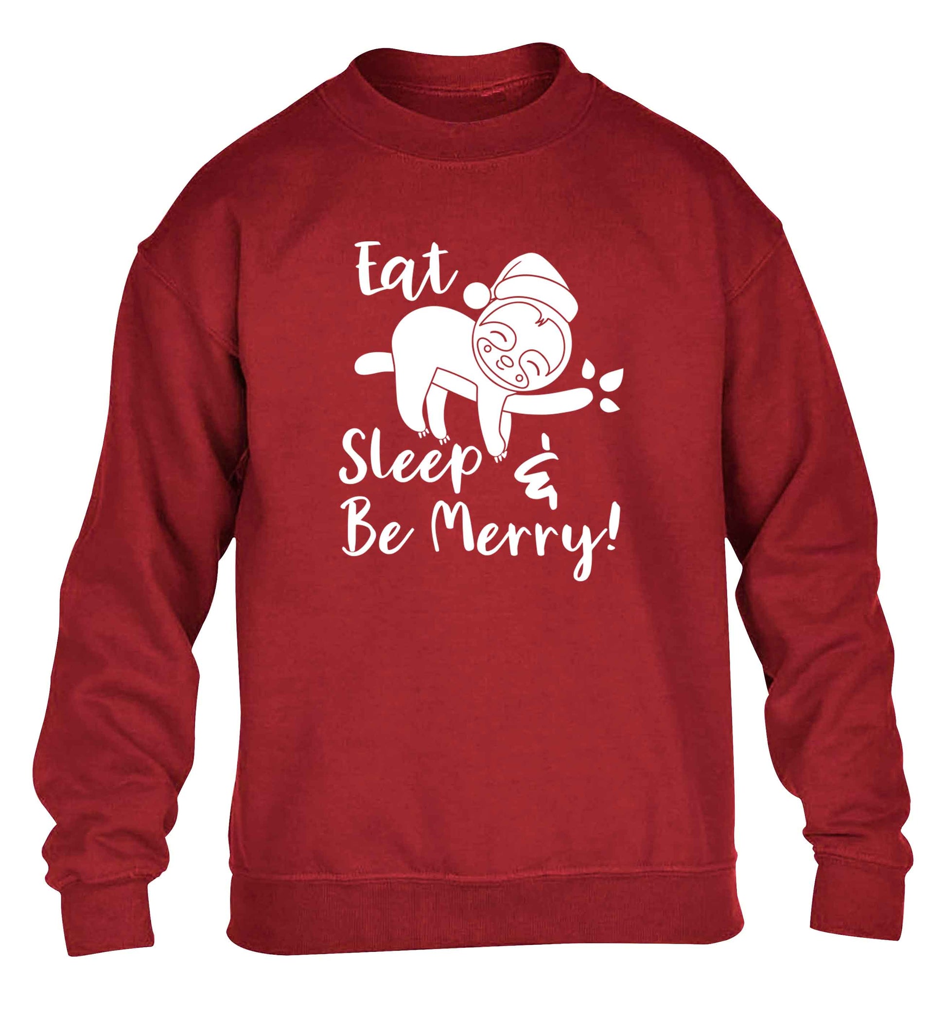 Merry Slothmas children's grey sweater 12-13 Years