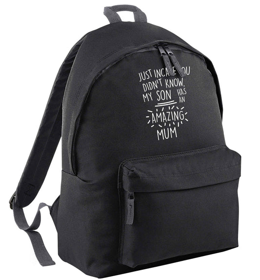 Just incase you didn't know my son has an amazing mum | Children's backpack
