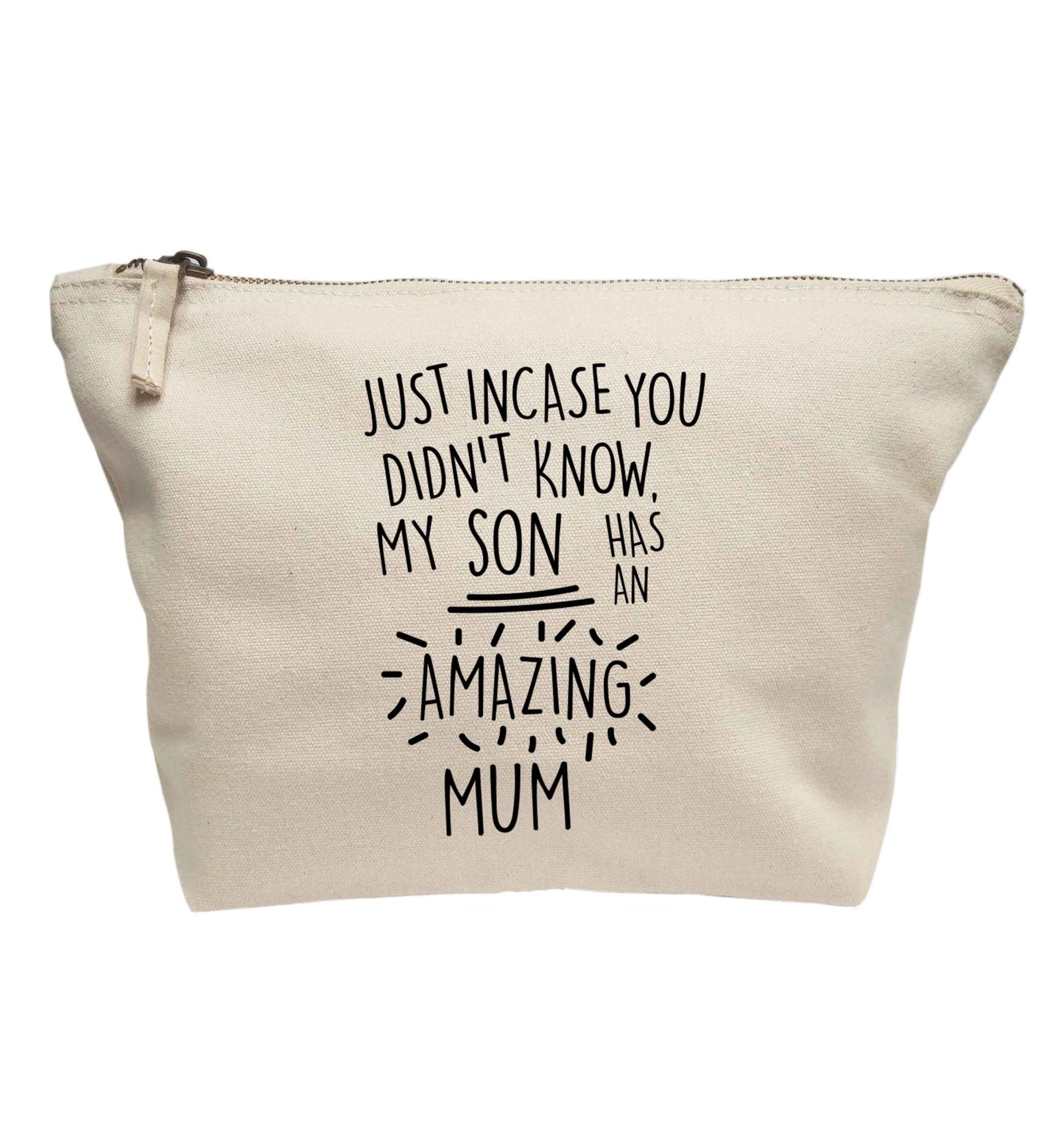 Just incase you didn't know my son has an amazing mum | Makeup / wash bag