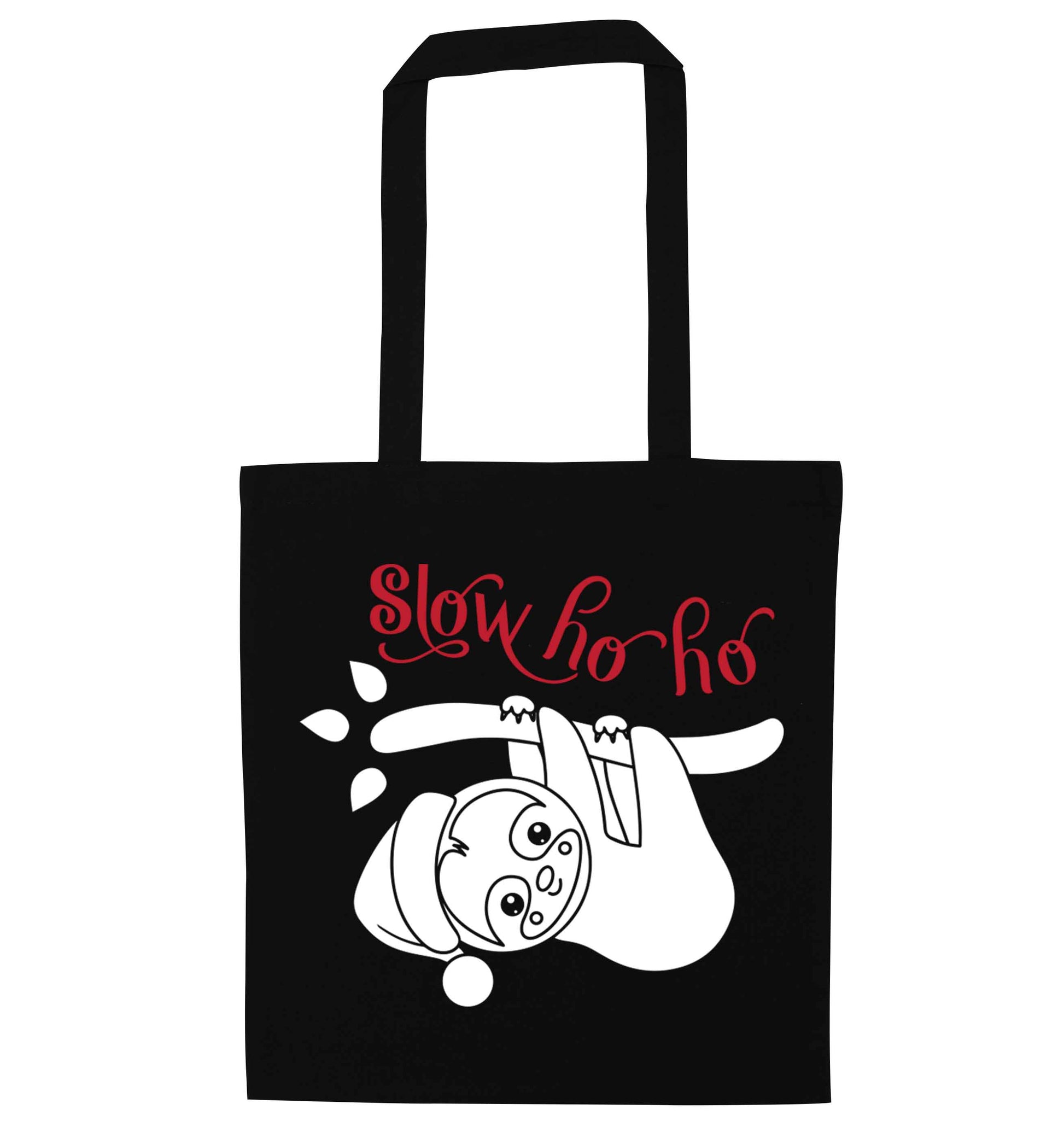 Slow Ho Ho black tote bag