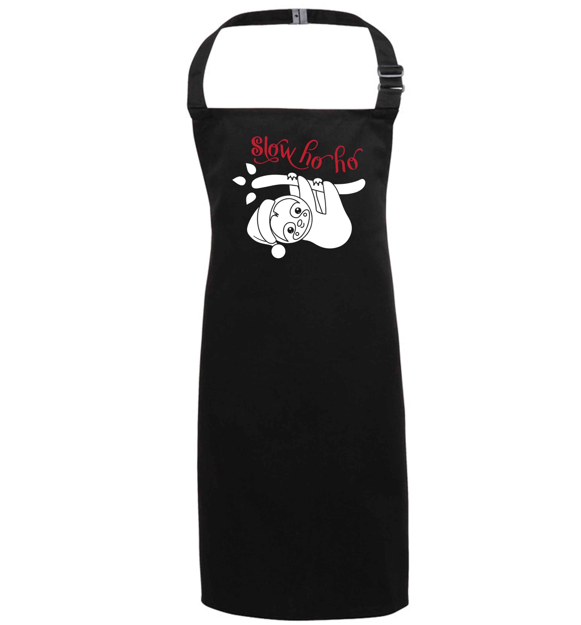 Slow Ho Ho black apron 7-10 years