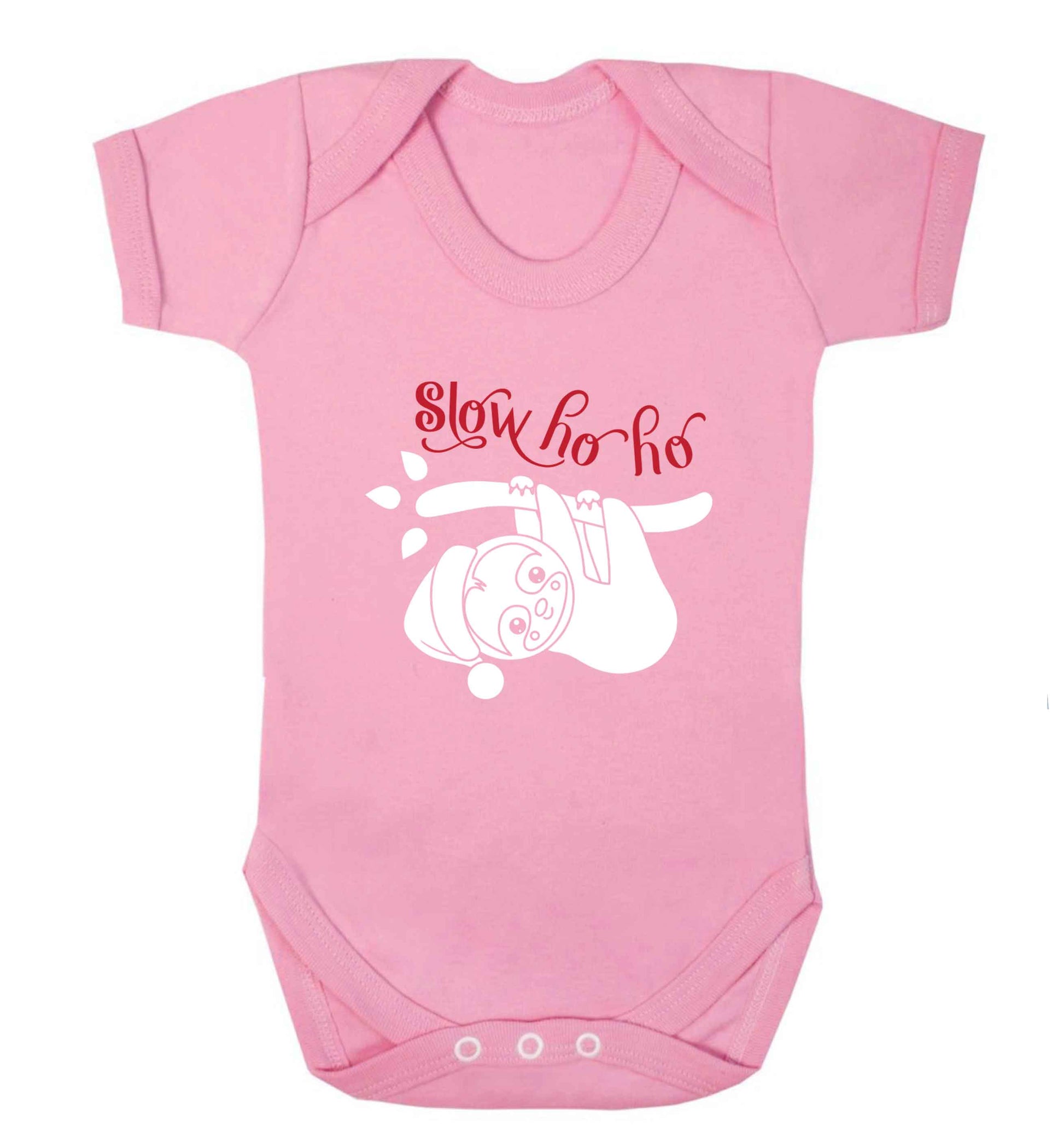 Slow Ho Ho baby vest pale pink 18-24 months