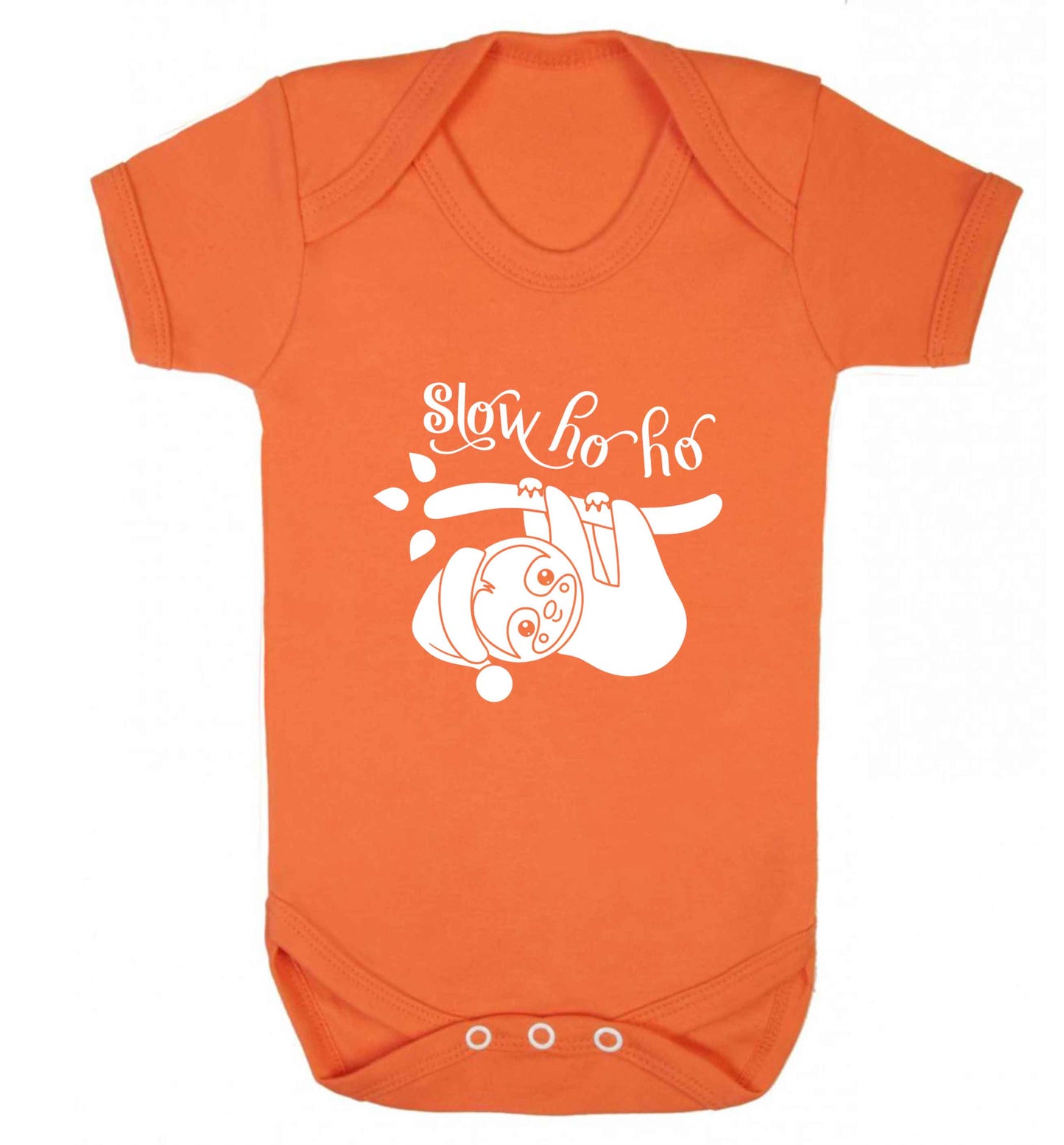 Slow Ho Ho baby vest orange 18-24 months