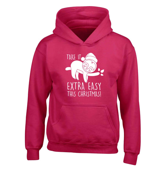 Slow Ho Ho children's pink hoodie 12-13 Years