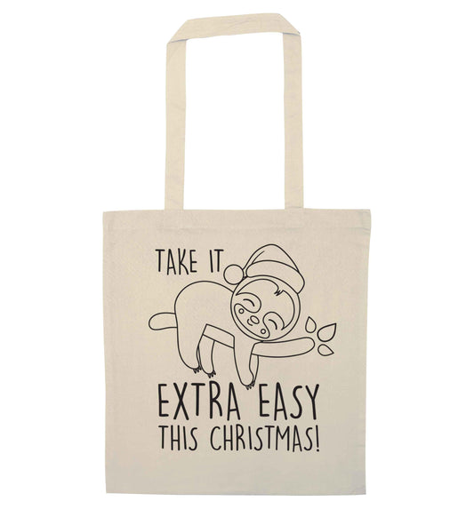 Slow Ho Ho natural tote bag
