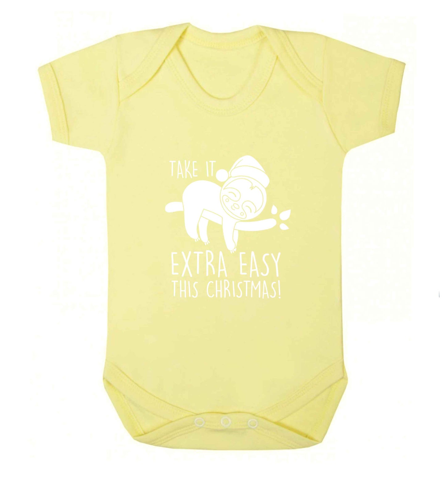 Slow Ho Ho baby vest pale yellow 18-24 months