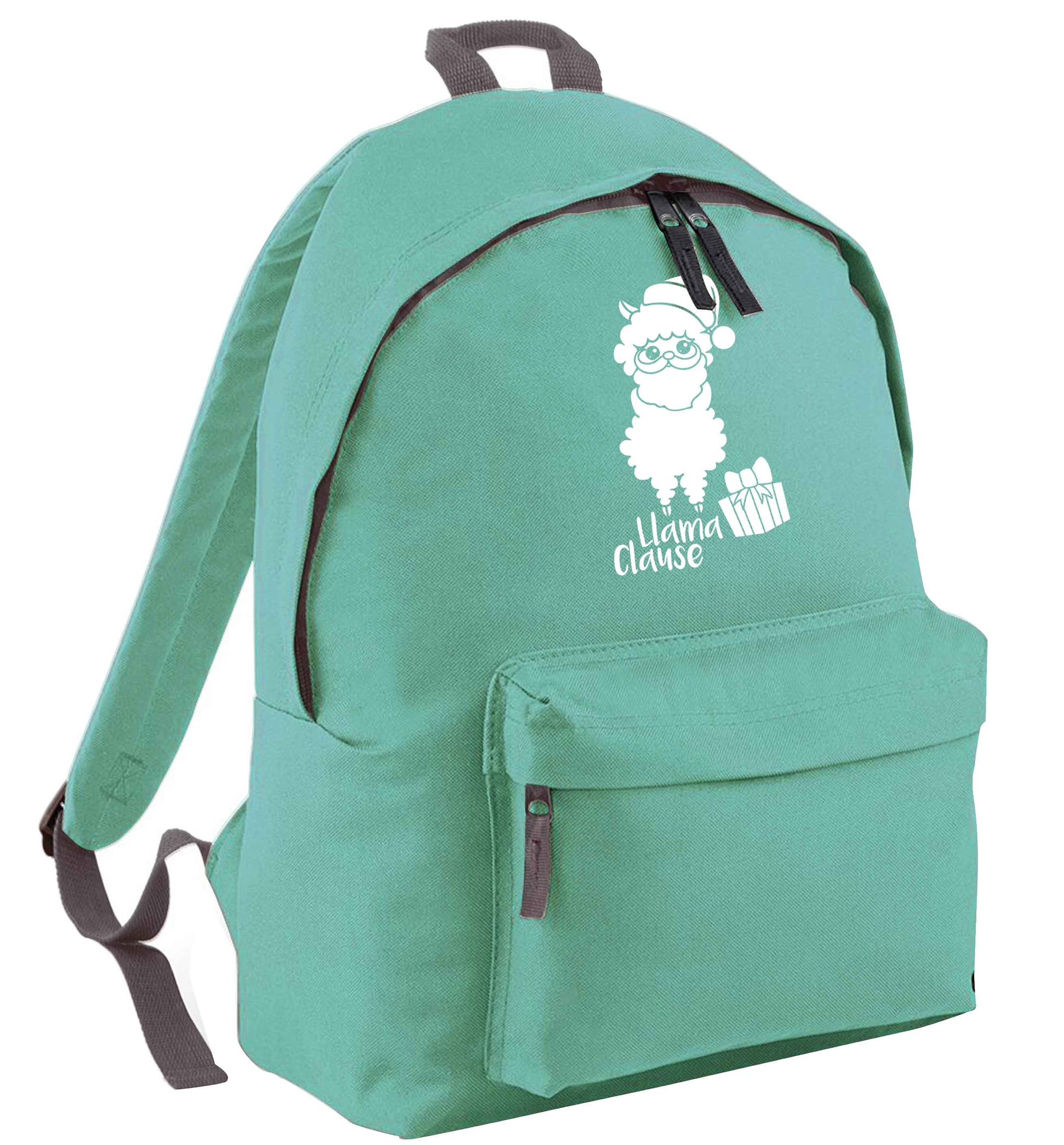Llama Clause mint adults backpack