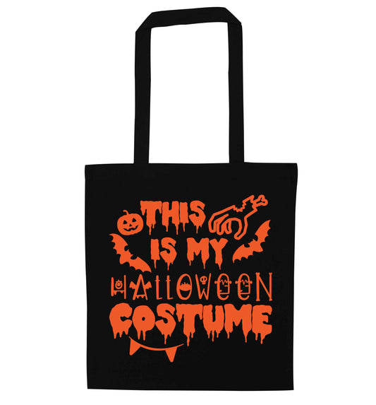This is my halloween costume black tote bag