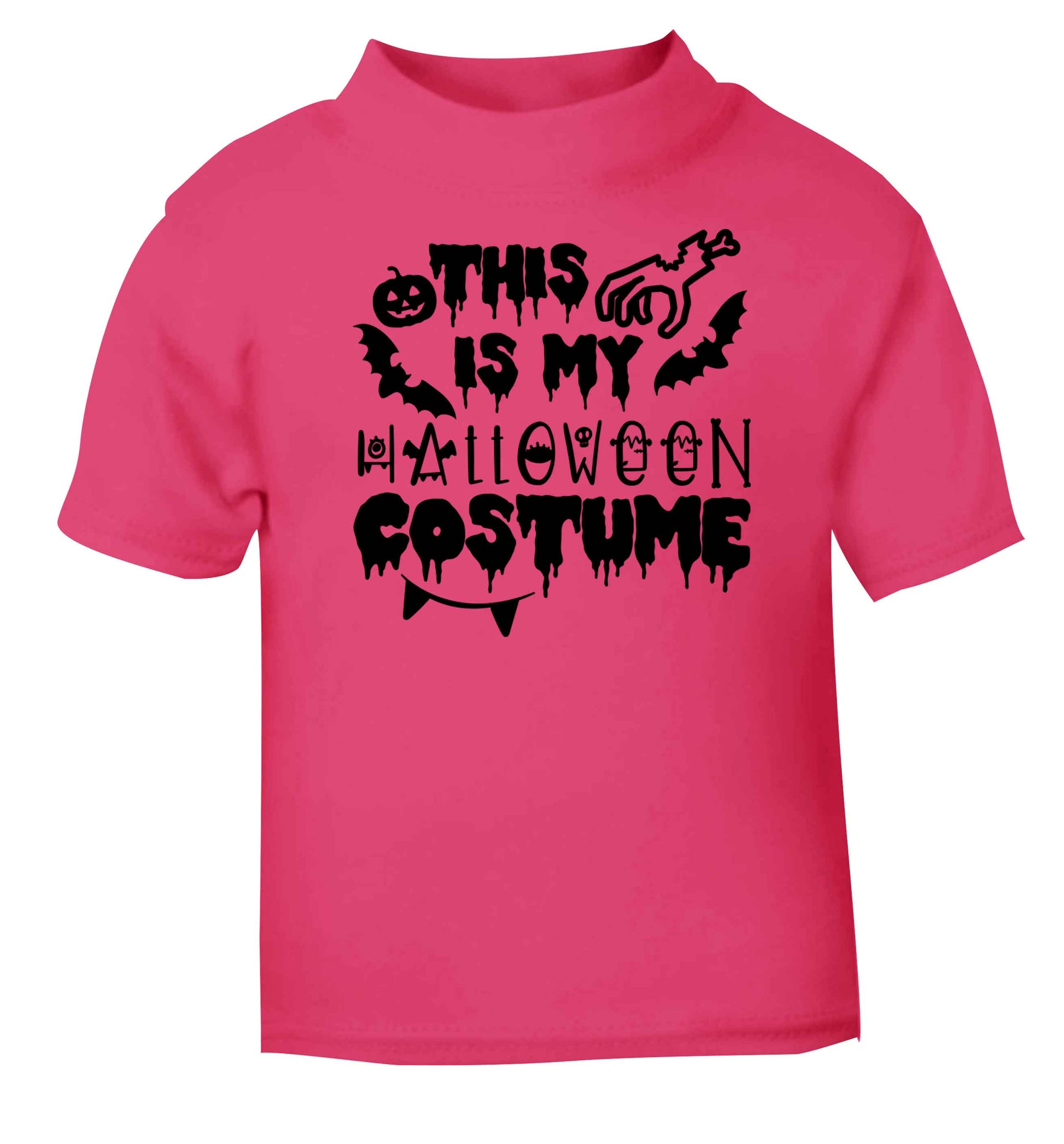 This is my halloween costume pink baby toddler Tshirt 2 Years
