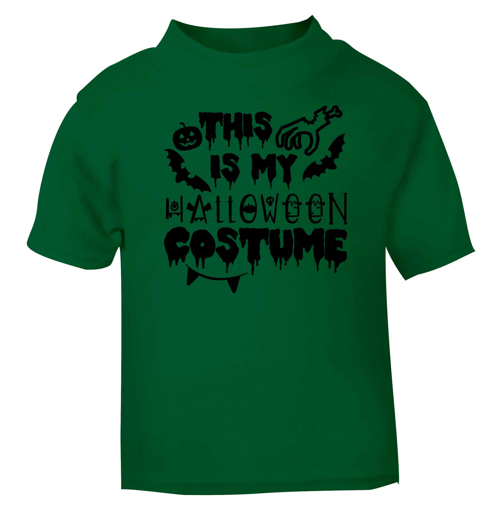 This is my halloween costume green baby toddler Tshirt 2 Years