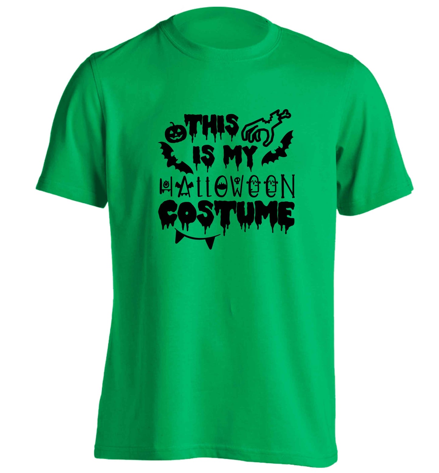 This is my halloween costume adults unisex green Tshirt 2XL
