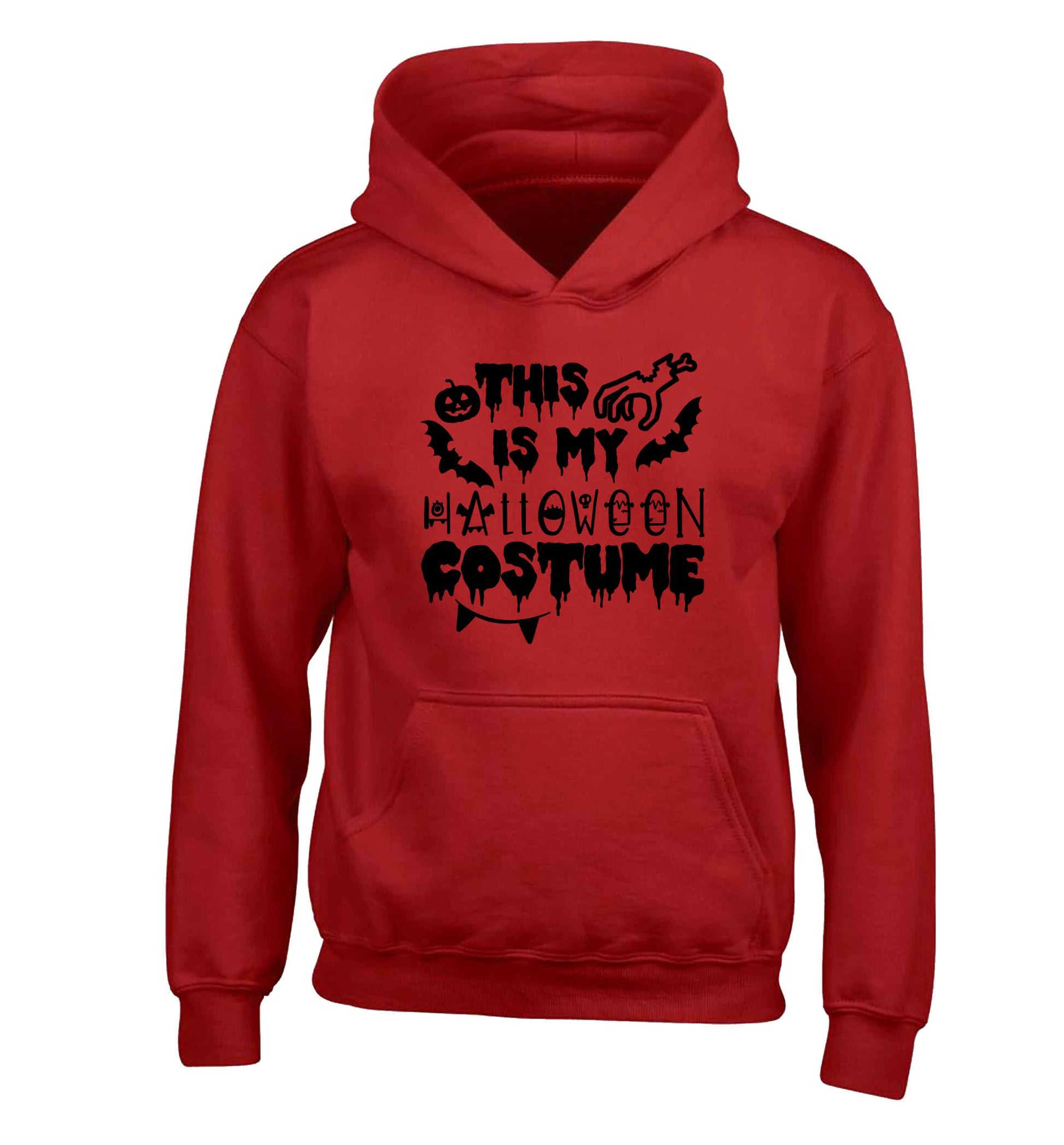 This is my halloween costume children's red hoodie 12-13 Years