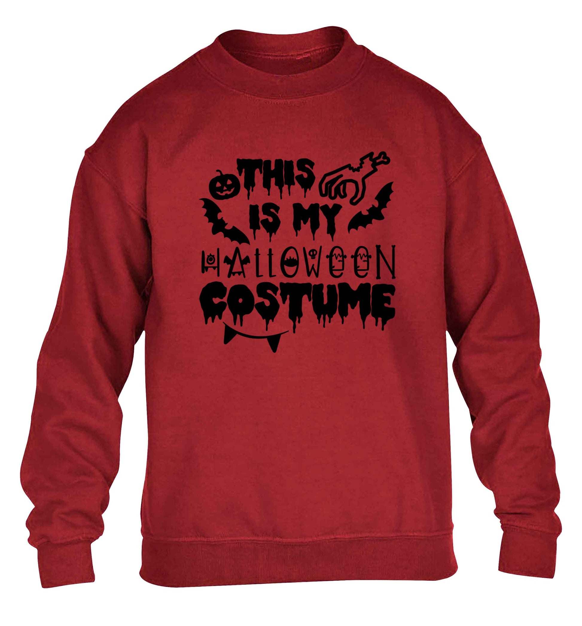 This is my halloween costume children's grey sweater 12-13 Years