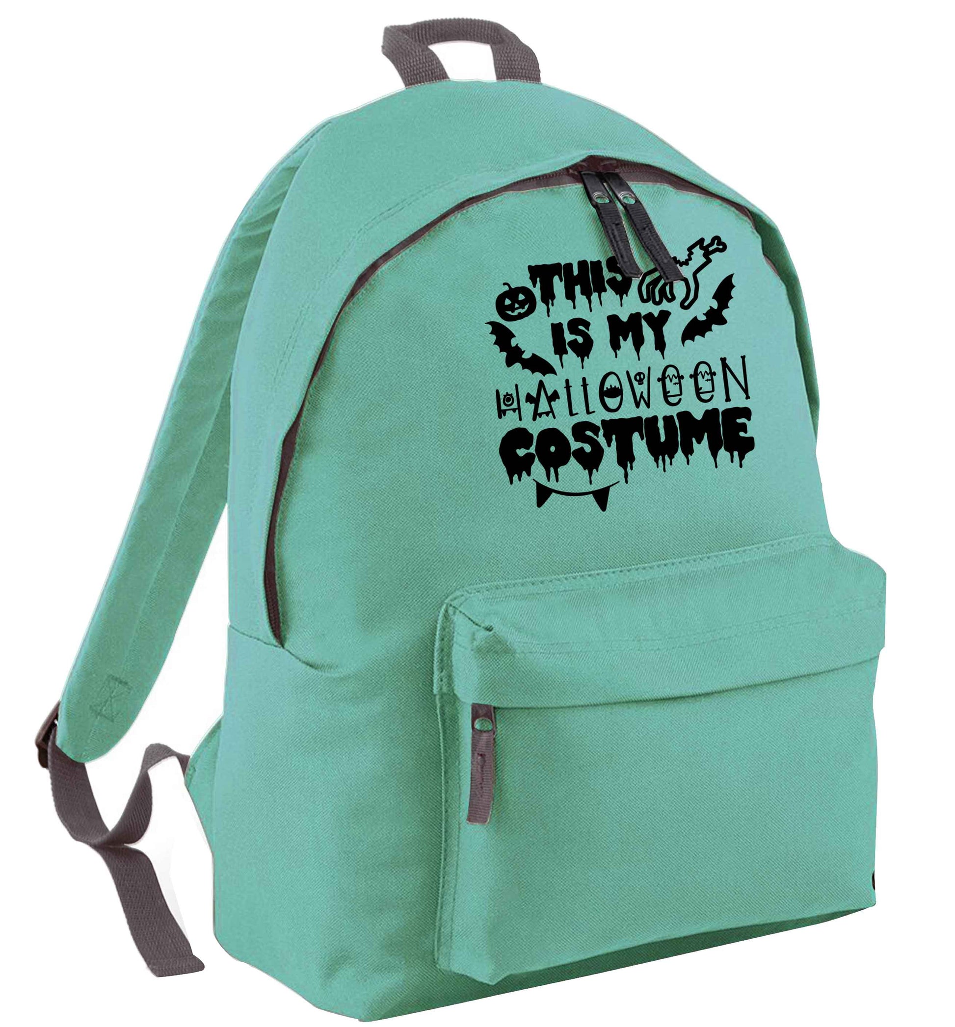 This is my halloween costume mint adults backpack