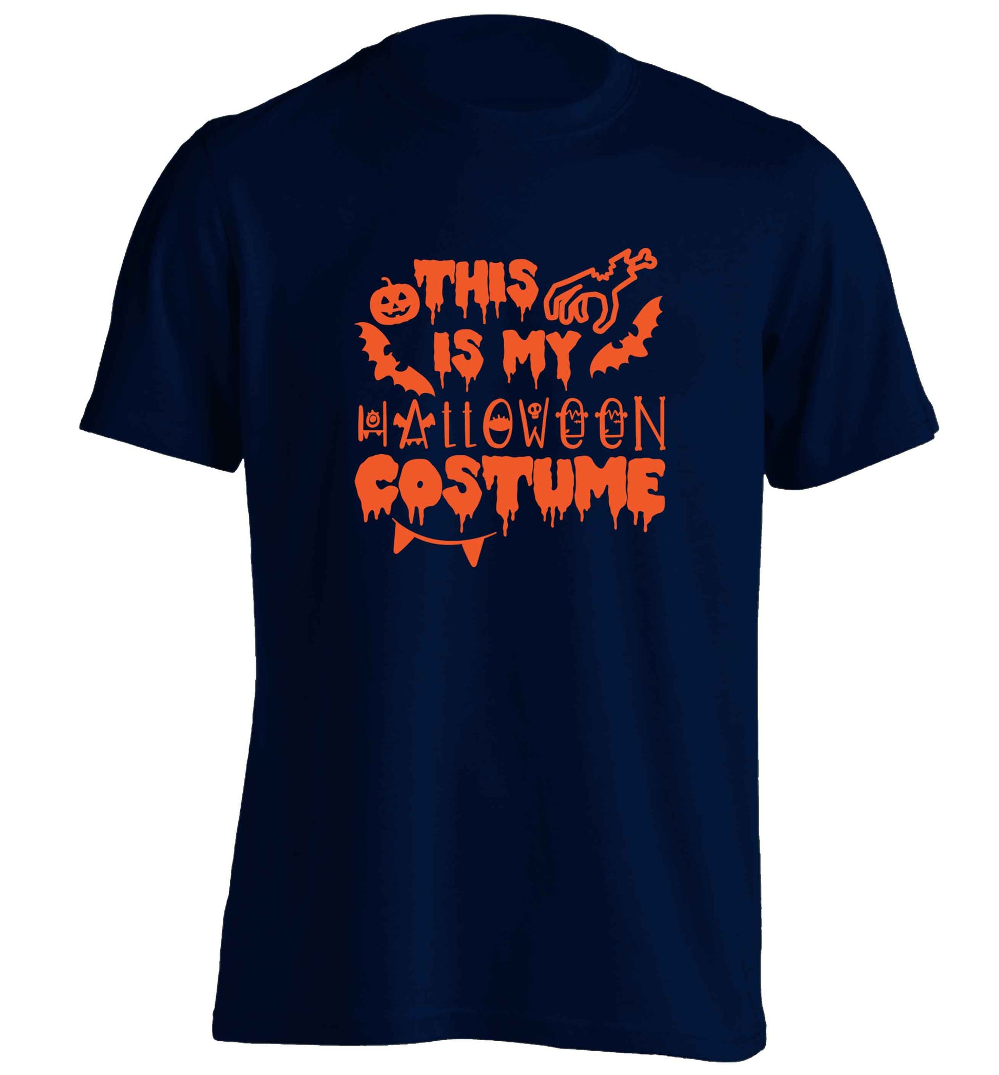 This is my halloween costume adults unisex navy Tshirt 2XL