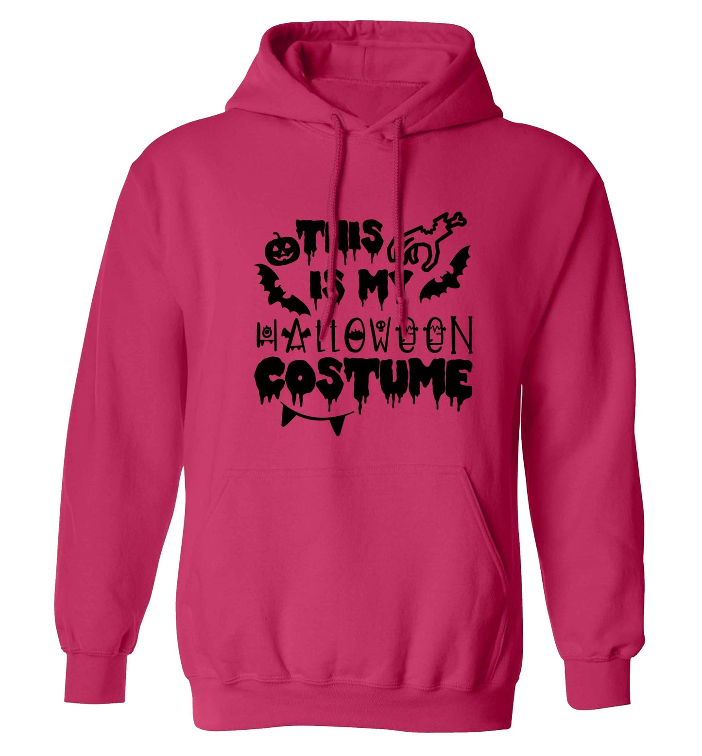 This is my halloween costume adults unisex pink hoodie 2XL