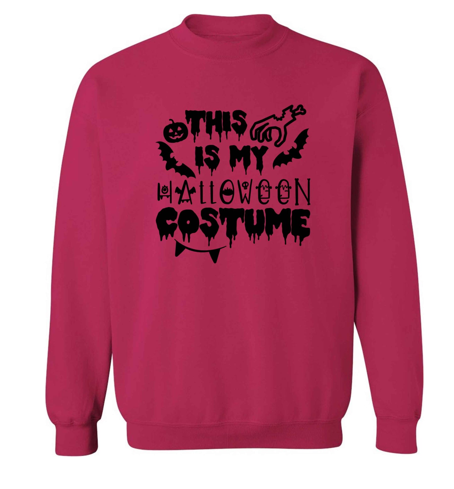 This is my halloween costume adult's unisex pink sweater 2XL