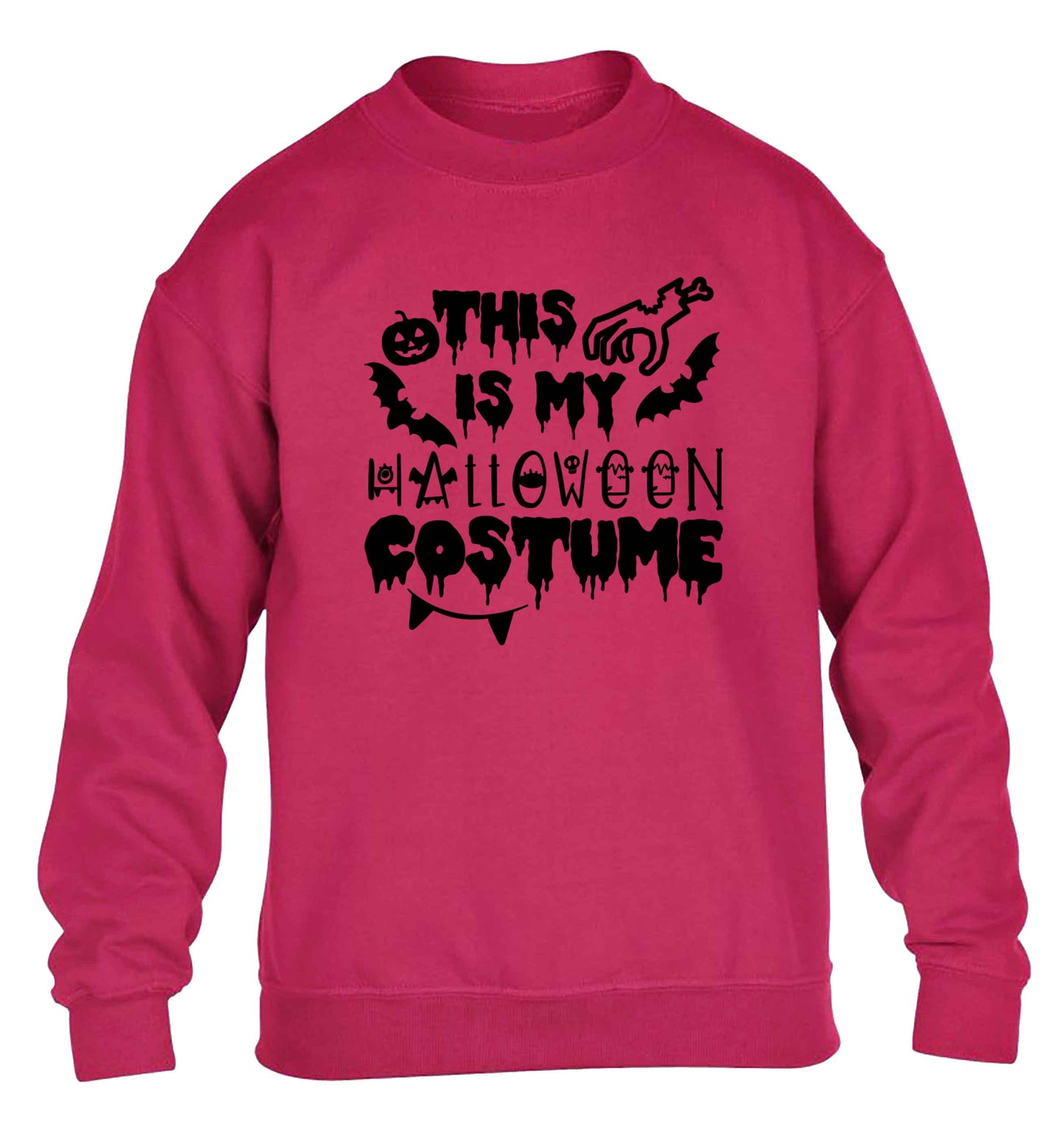 This is my halloween costume children's pink sweater 12-13 Years