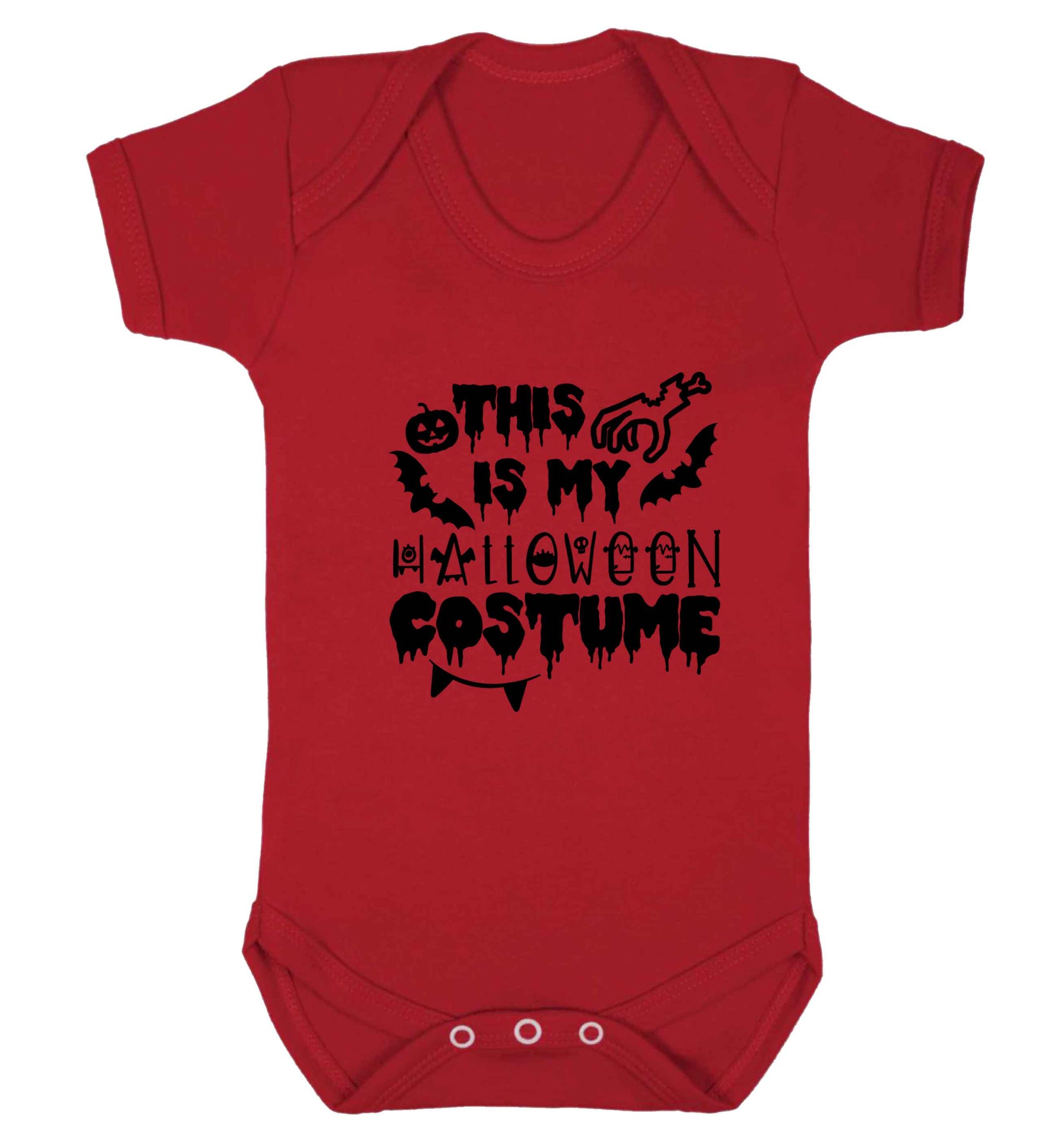 This is my halloween costume baby vest red 18-24 months