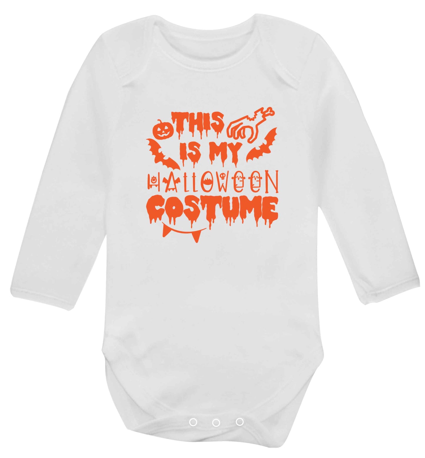 This is my halloween costume baby vest long sleeved white 6-12 months