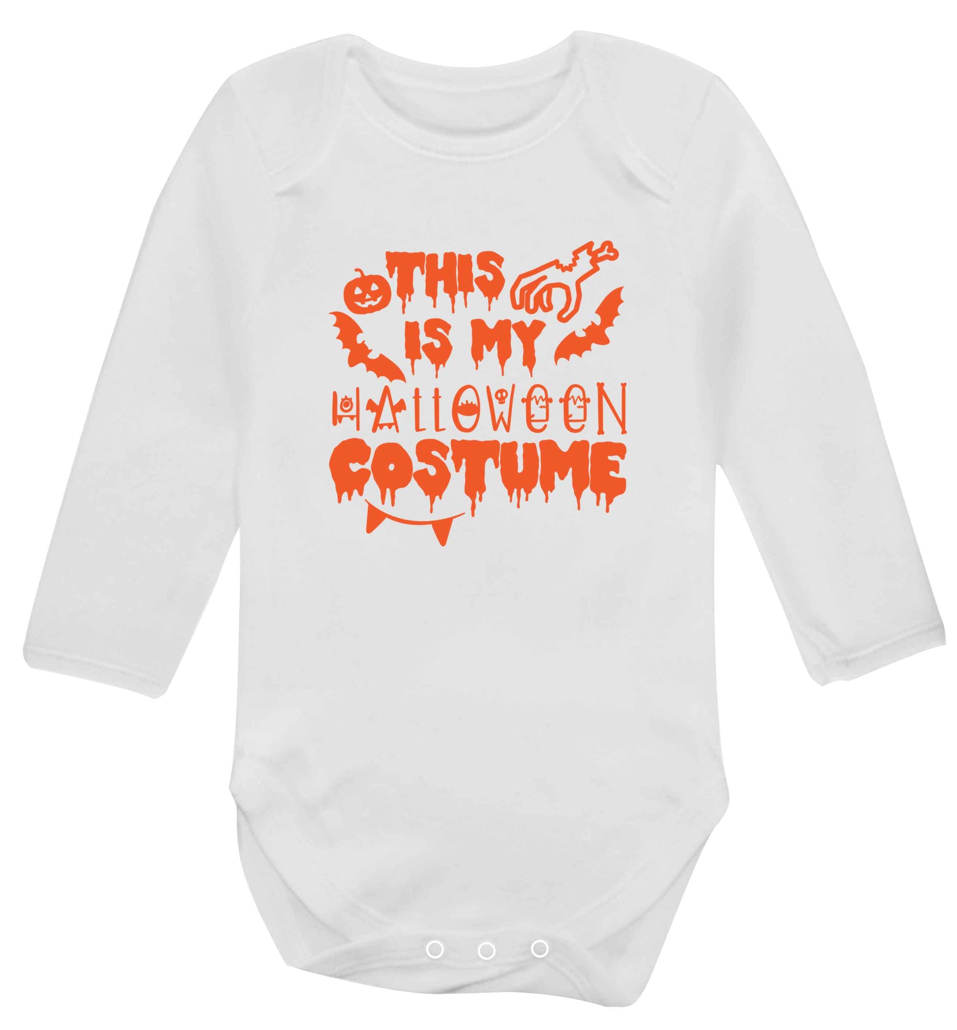 This is my halloween costume baby vest long sleeved white 6-12 months