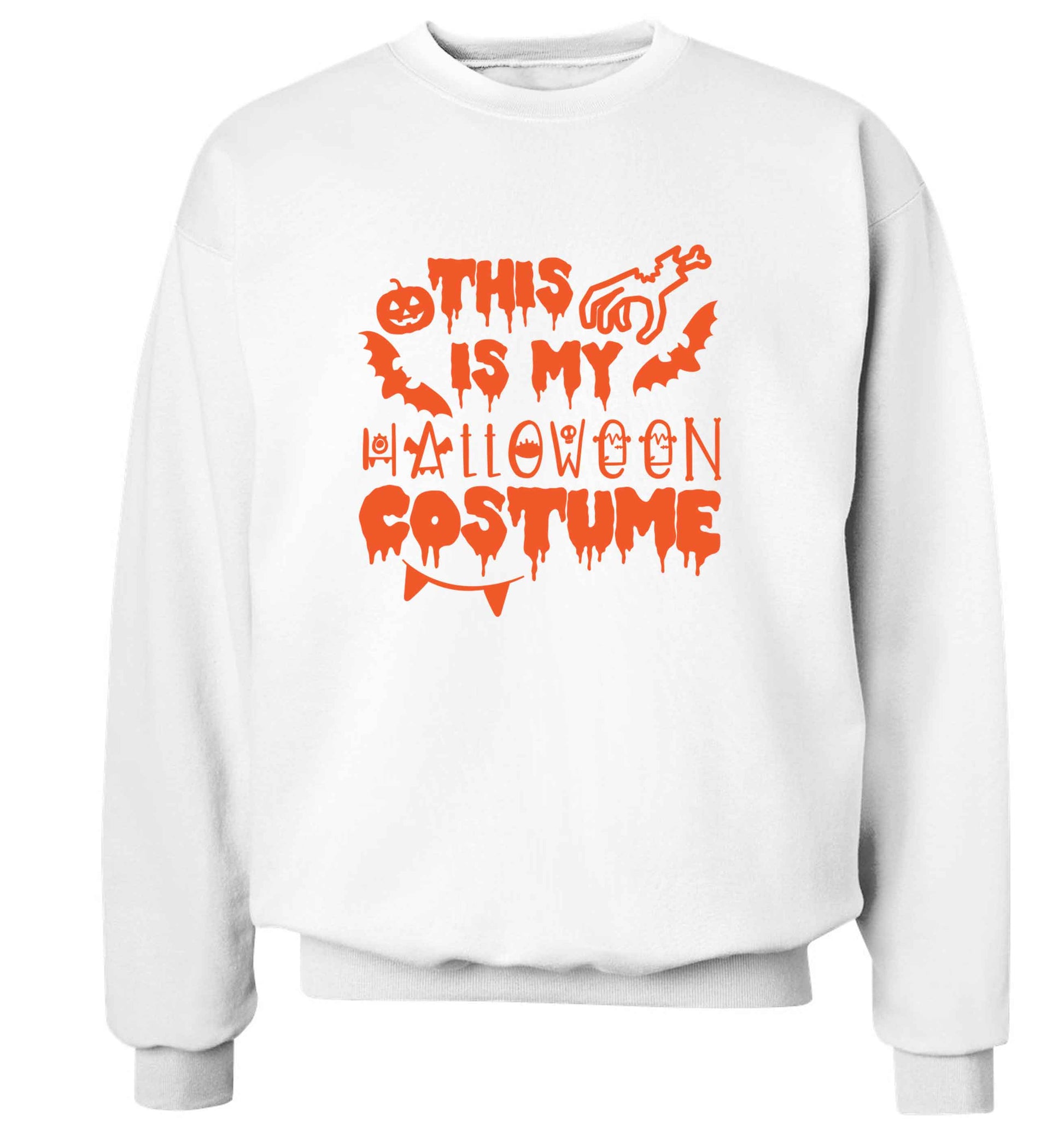 This is my halloween costume adult's unisex white sweater 2XL