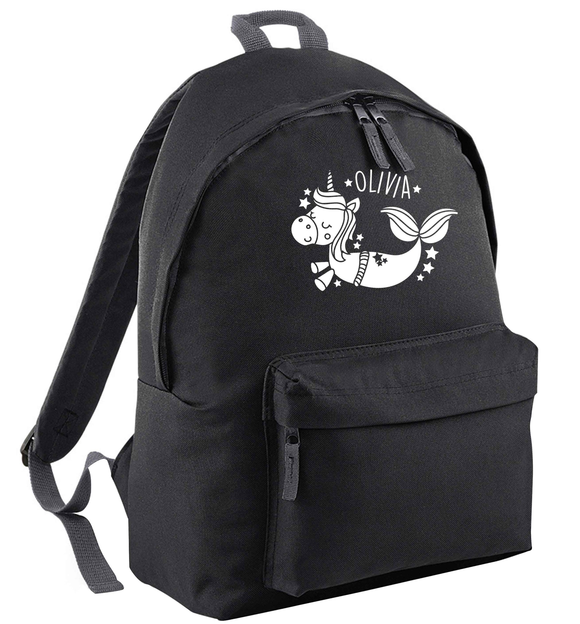 Unicorn mermaid - any name | Children's backpack