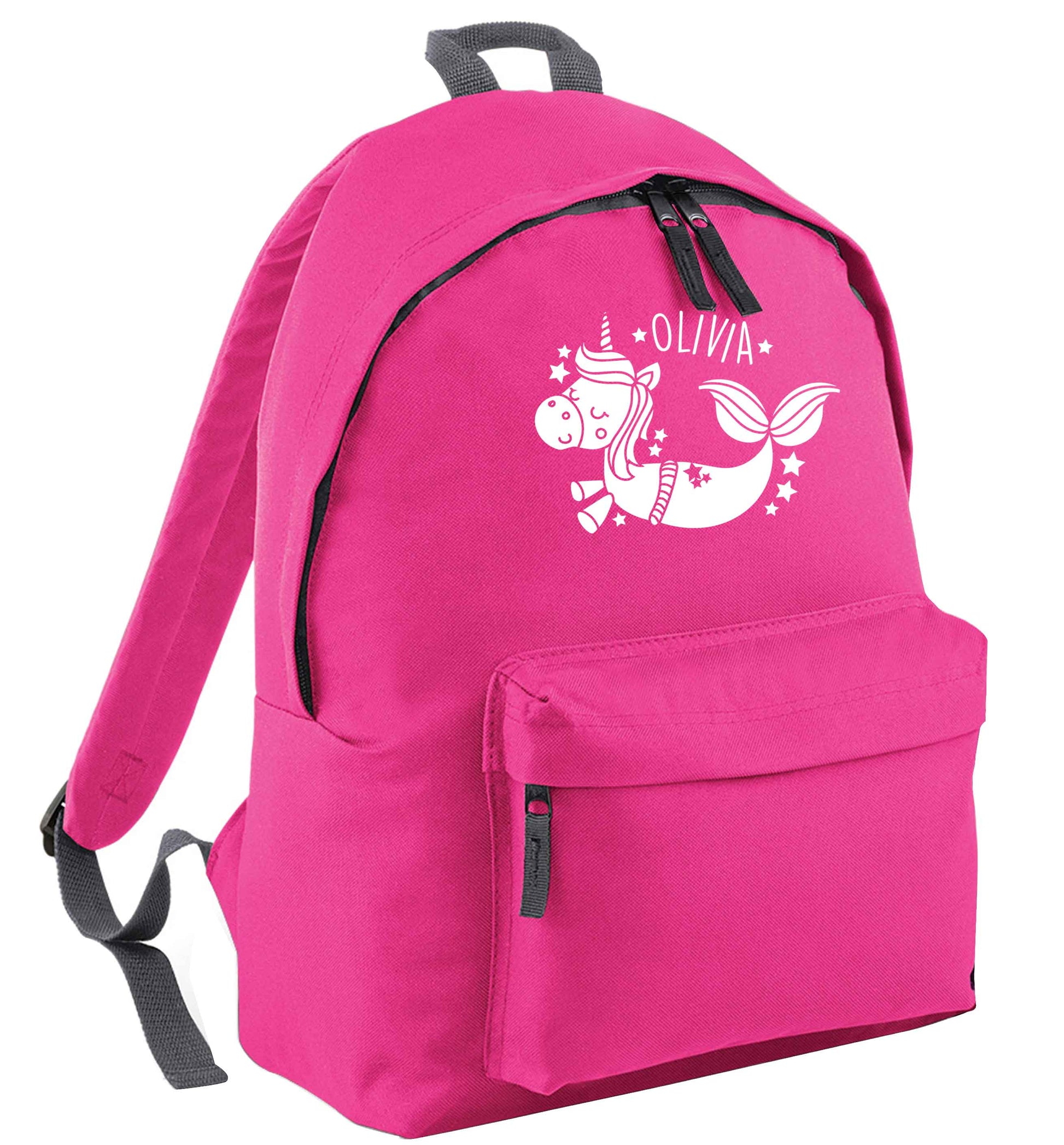 Unicorn mermaid - any name | Children's backpack