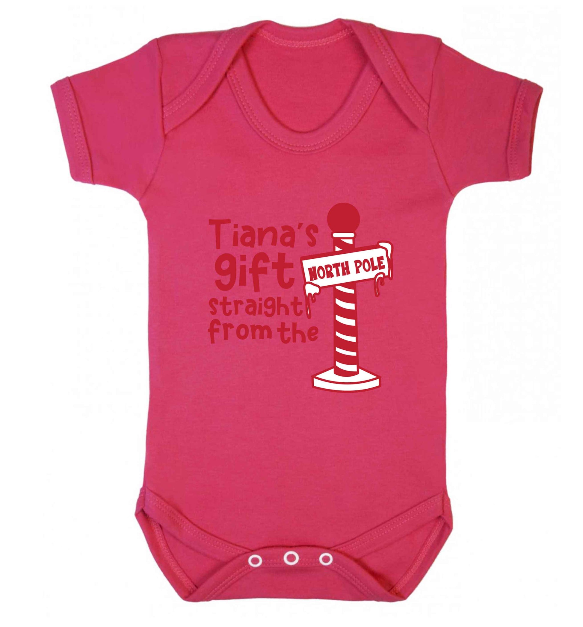 Merry Christmas baby vest dark pink 18-24 months