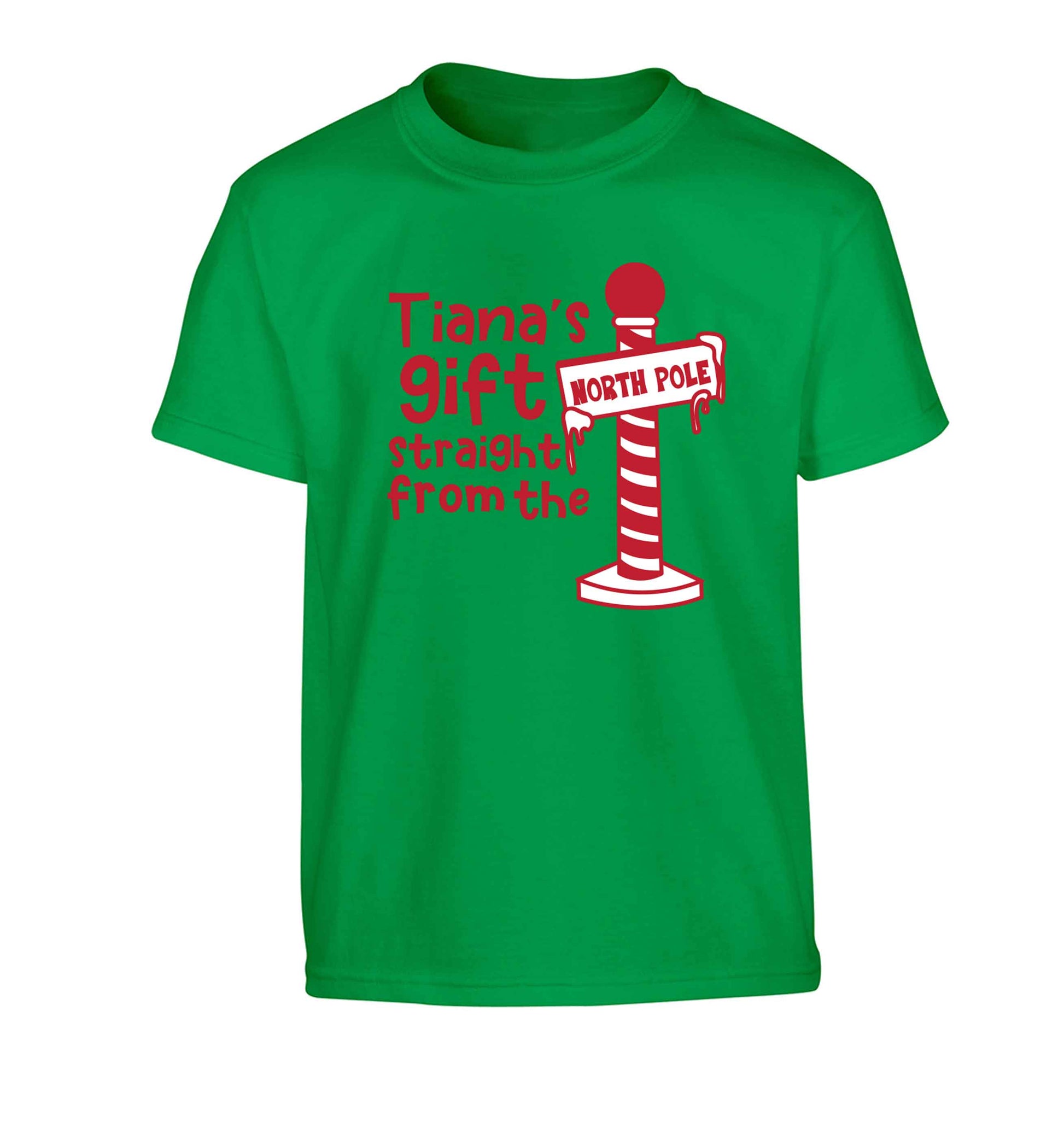 Merry Christmas Children's green Tshirt 12-13 Years