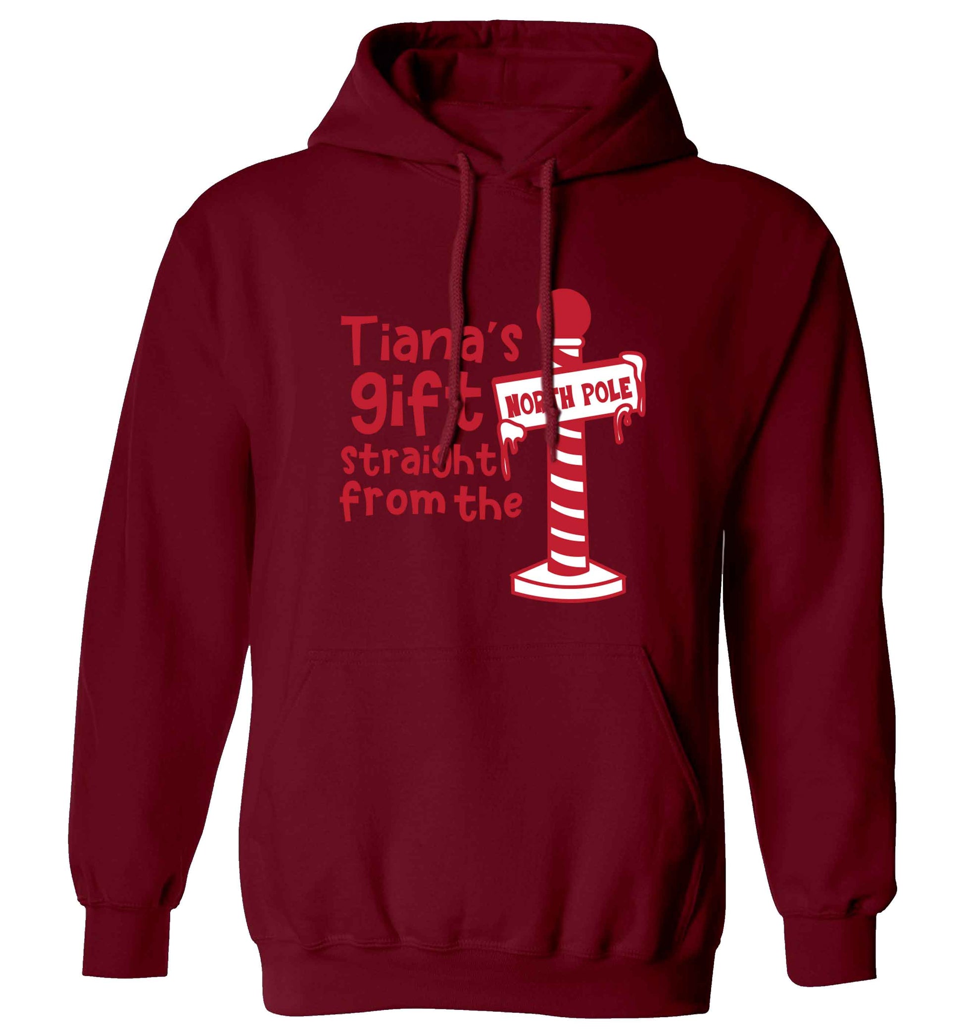 Merry Christmas adults unisex maroon hoodie 2XL