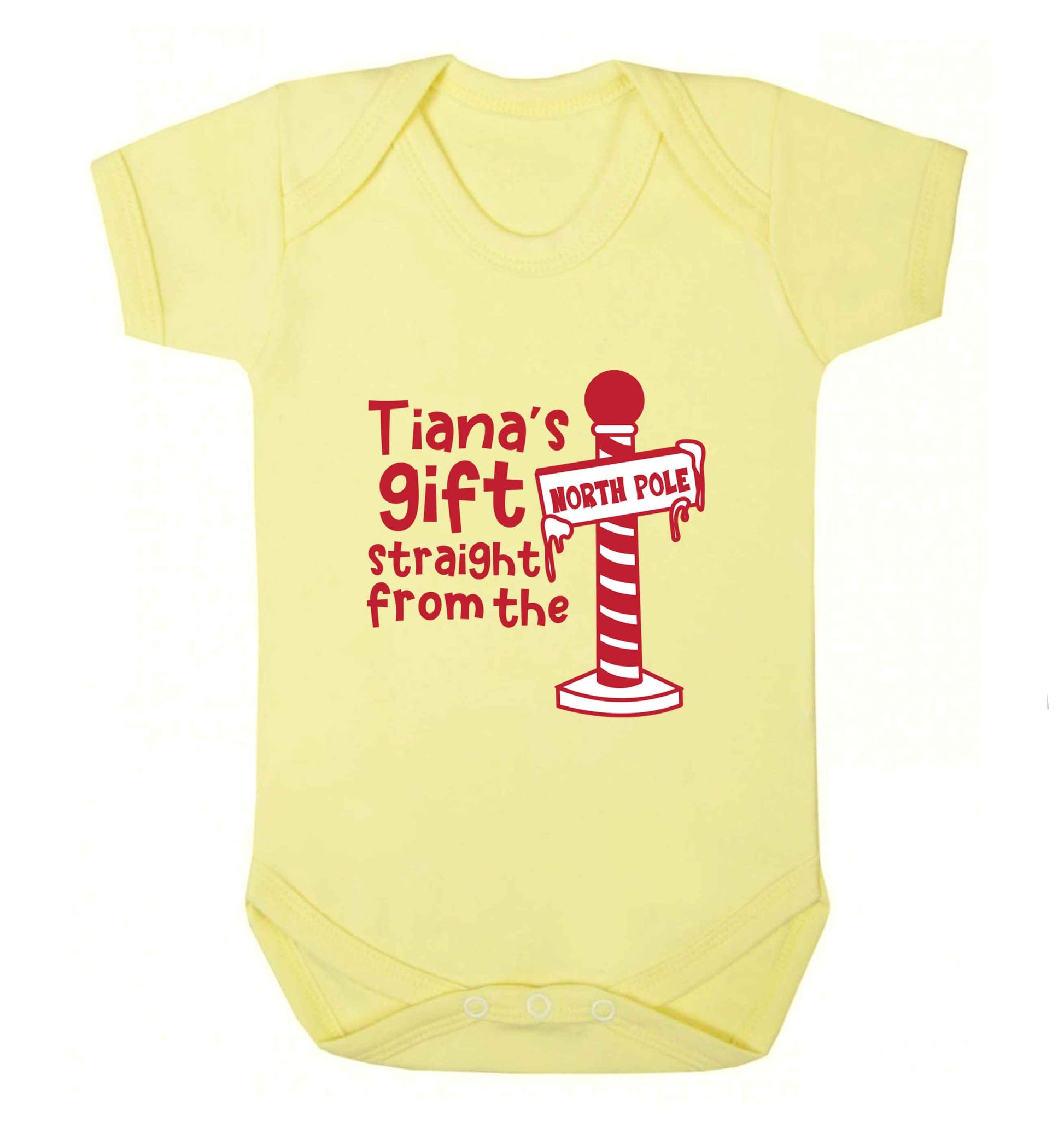 Merry Christmas baby vest pale yellow 18-24 months