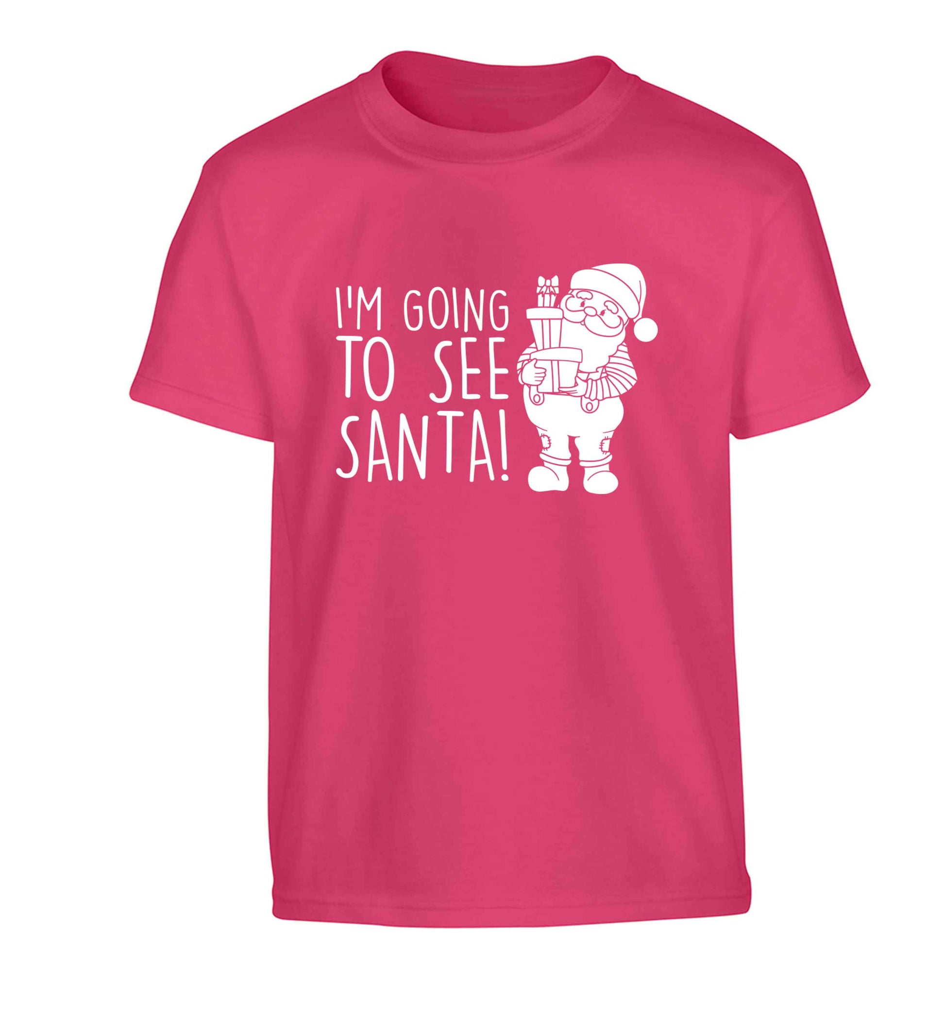 Merry Christmas Children's pink Tshirt 12-13 Years