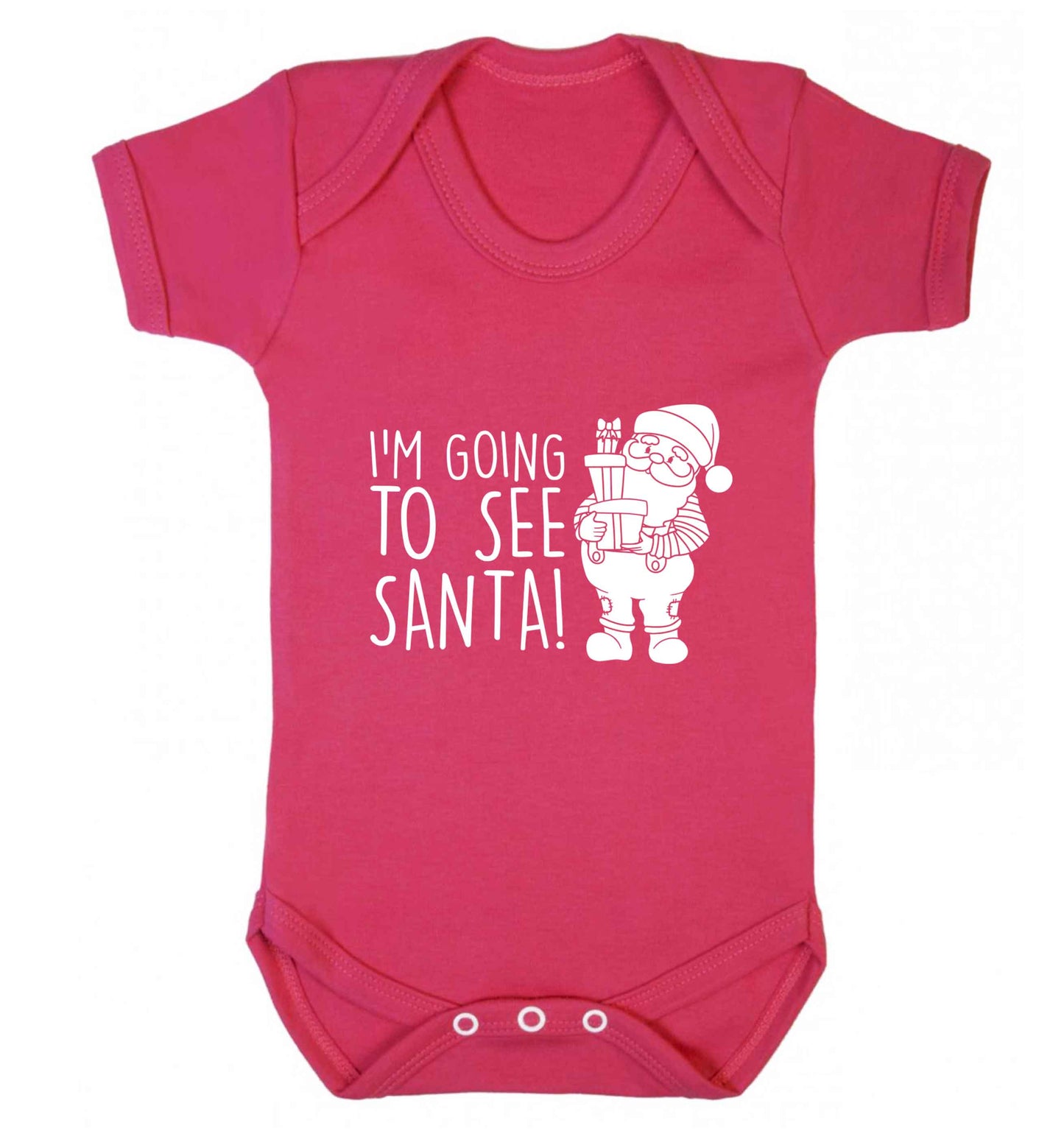 Merry Christmas baby vest dark pink 18-24 months