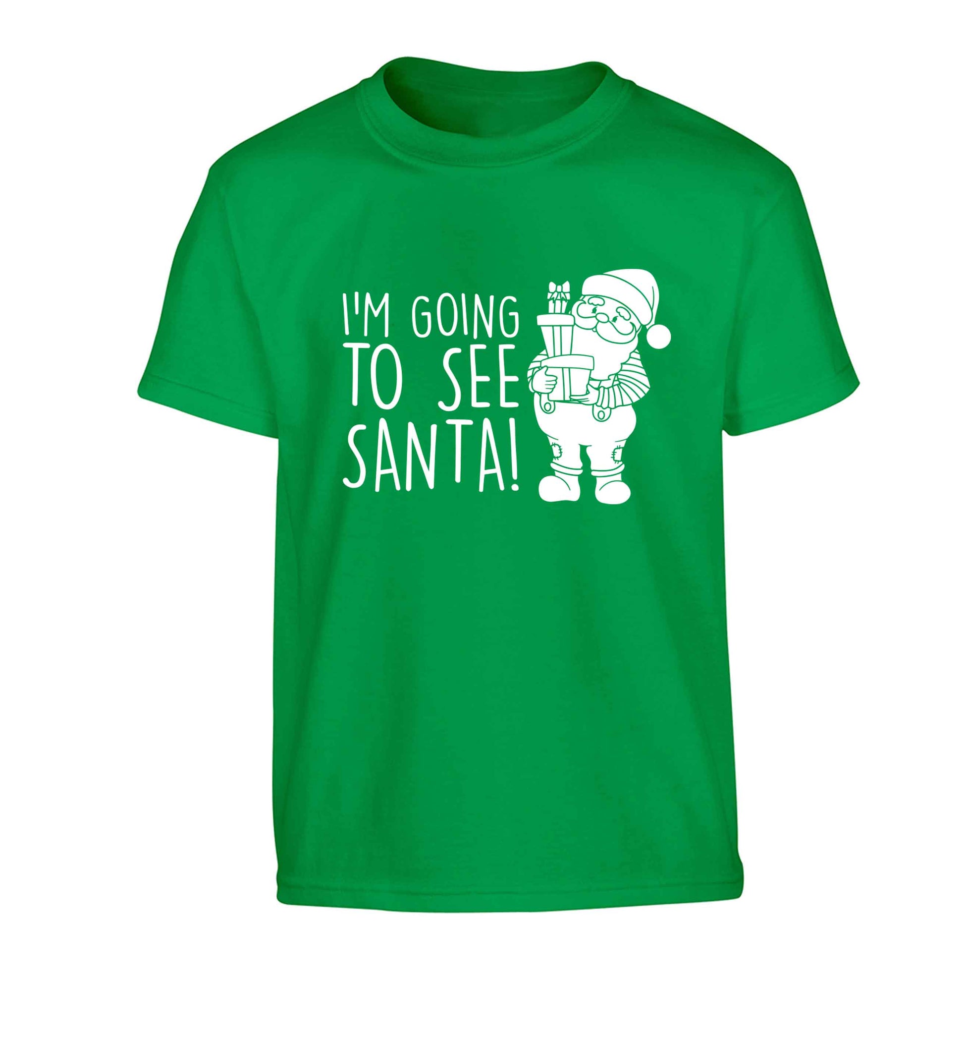 Merry Christmas Children's green Tshirt 12-13 Years