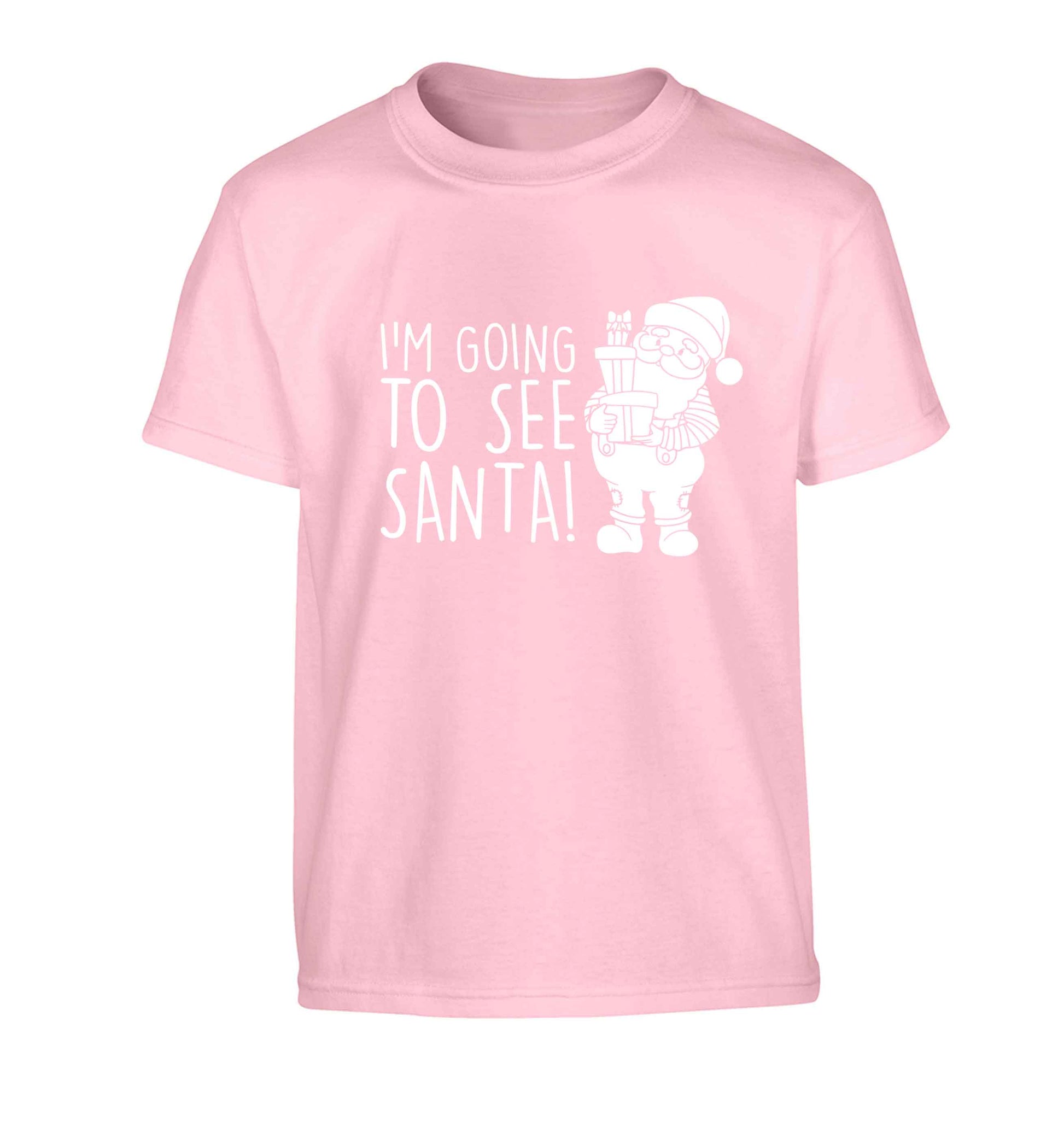 Merry Christmas Children's light pink Tshirt 12-13 Years