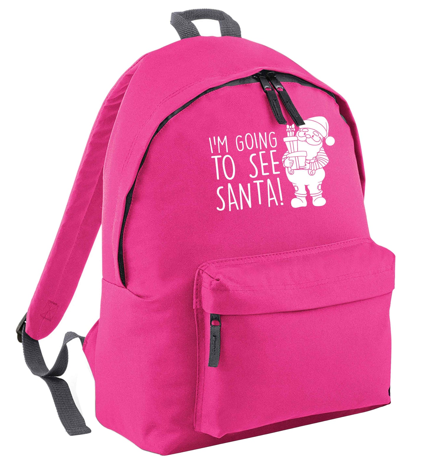 Merry Christmas pink adults backpack