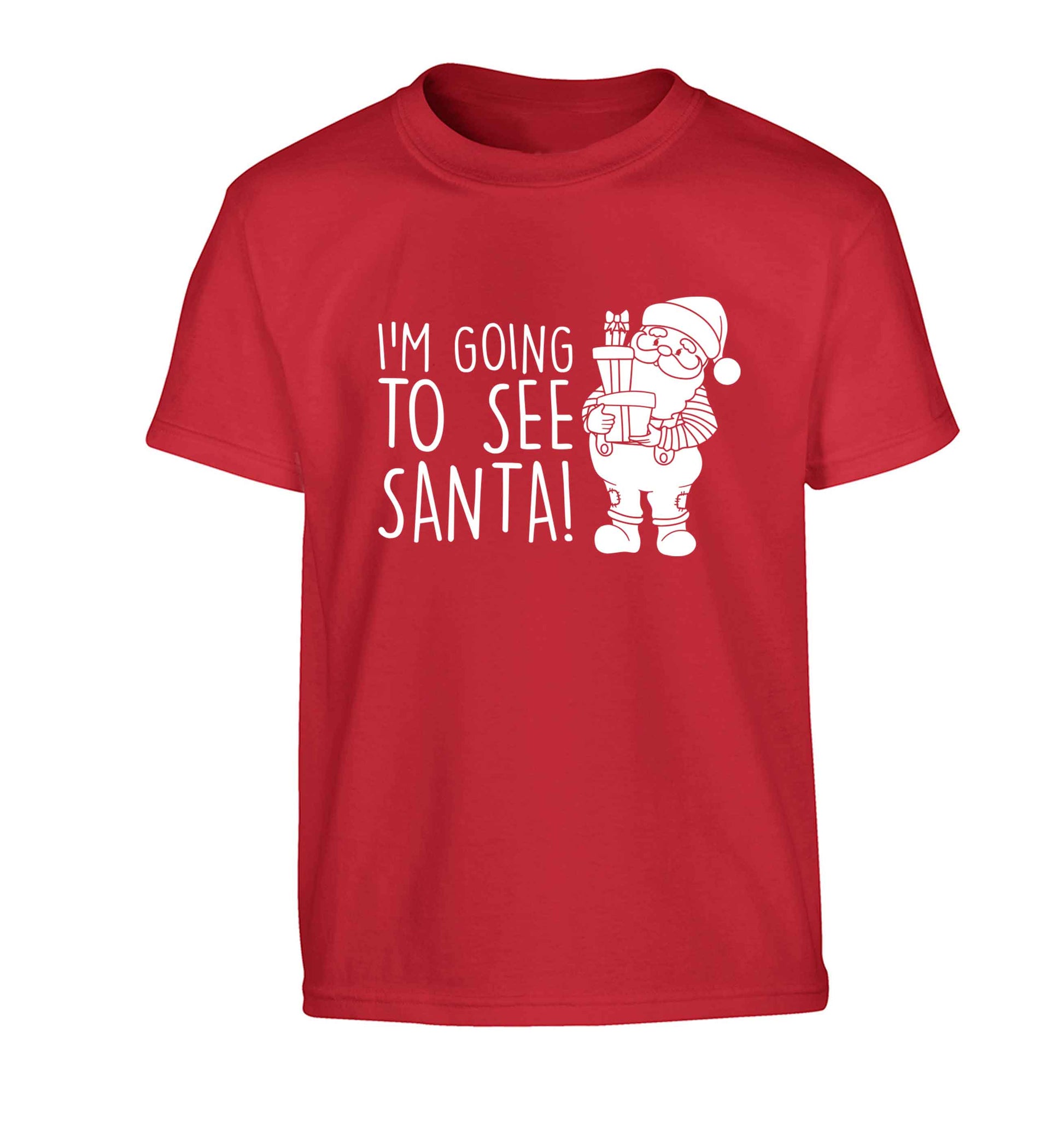 Merry Christmas Children's red Tshirt 12-13 Years