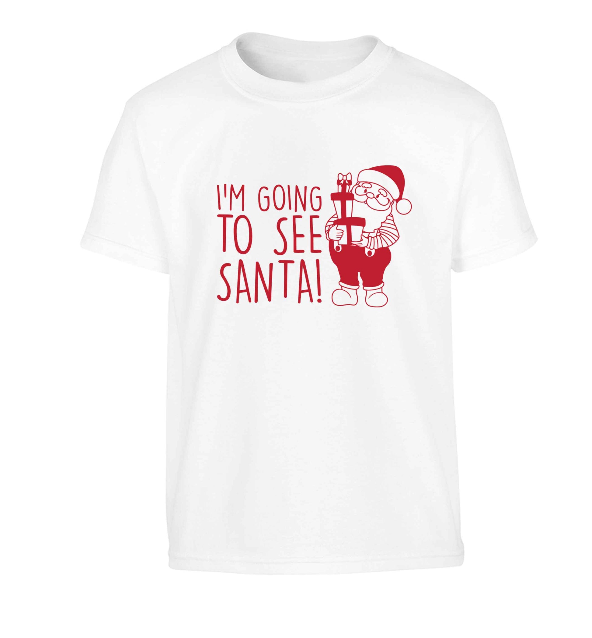 Merry Christmas Children's white Tshirt 12-13 Years