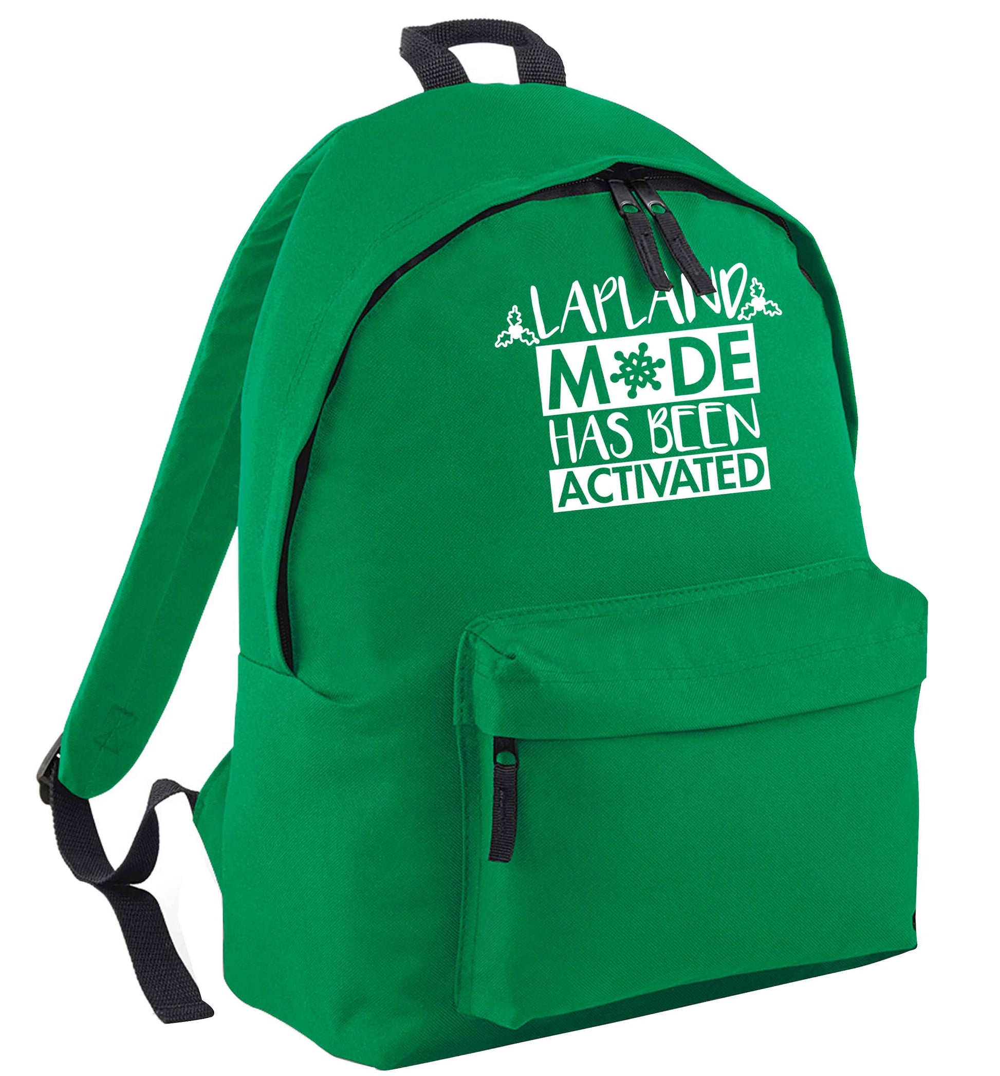 Merry Christmas green adults backpack